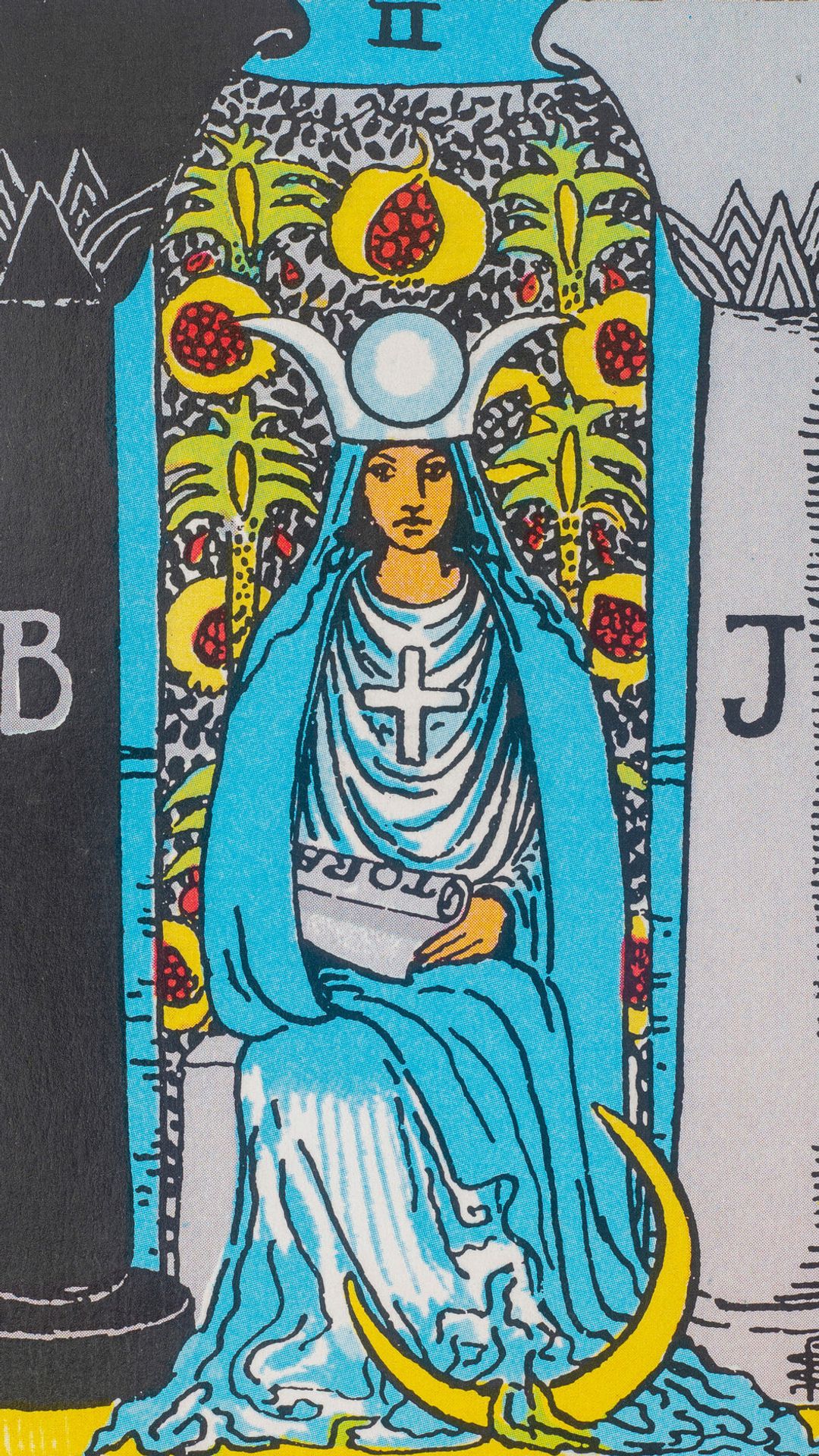 Significado de la carta del tarot La Suma Sacerdotisa