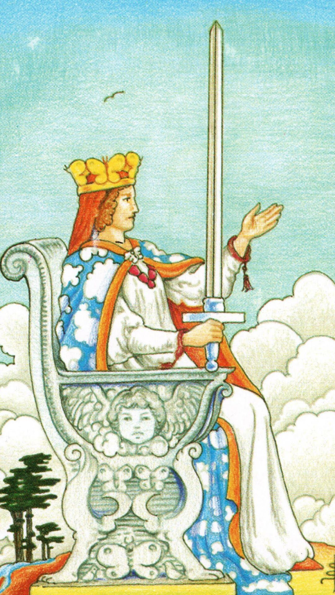 Significado de la carta del tarot Reina de Espadas
