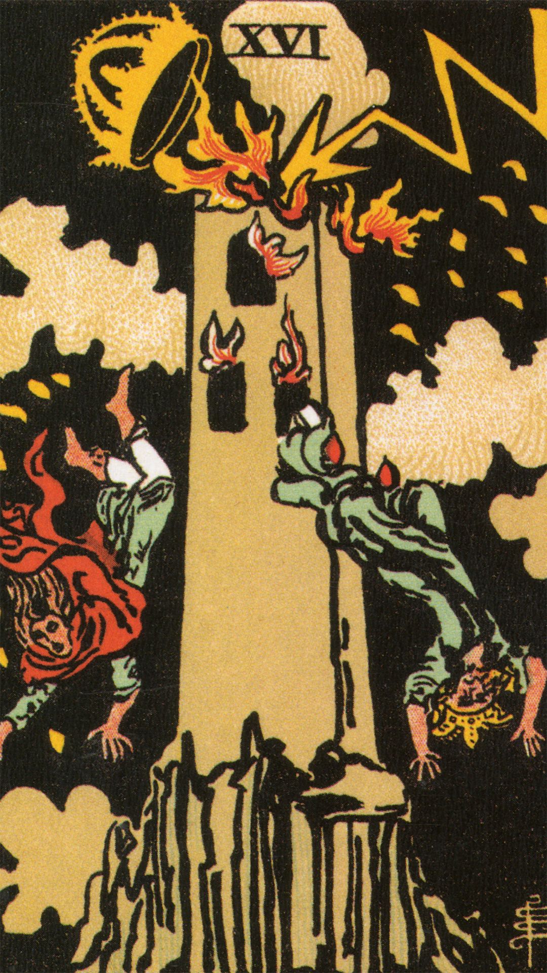 Combinaciones de las cartas Nueve de Bastos y La Torre