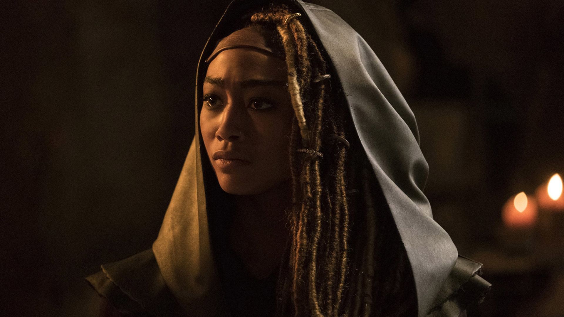 Tati Gabrielle en la serie 'The 100'