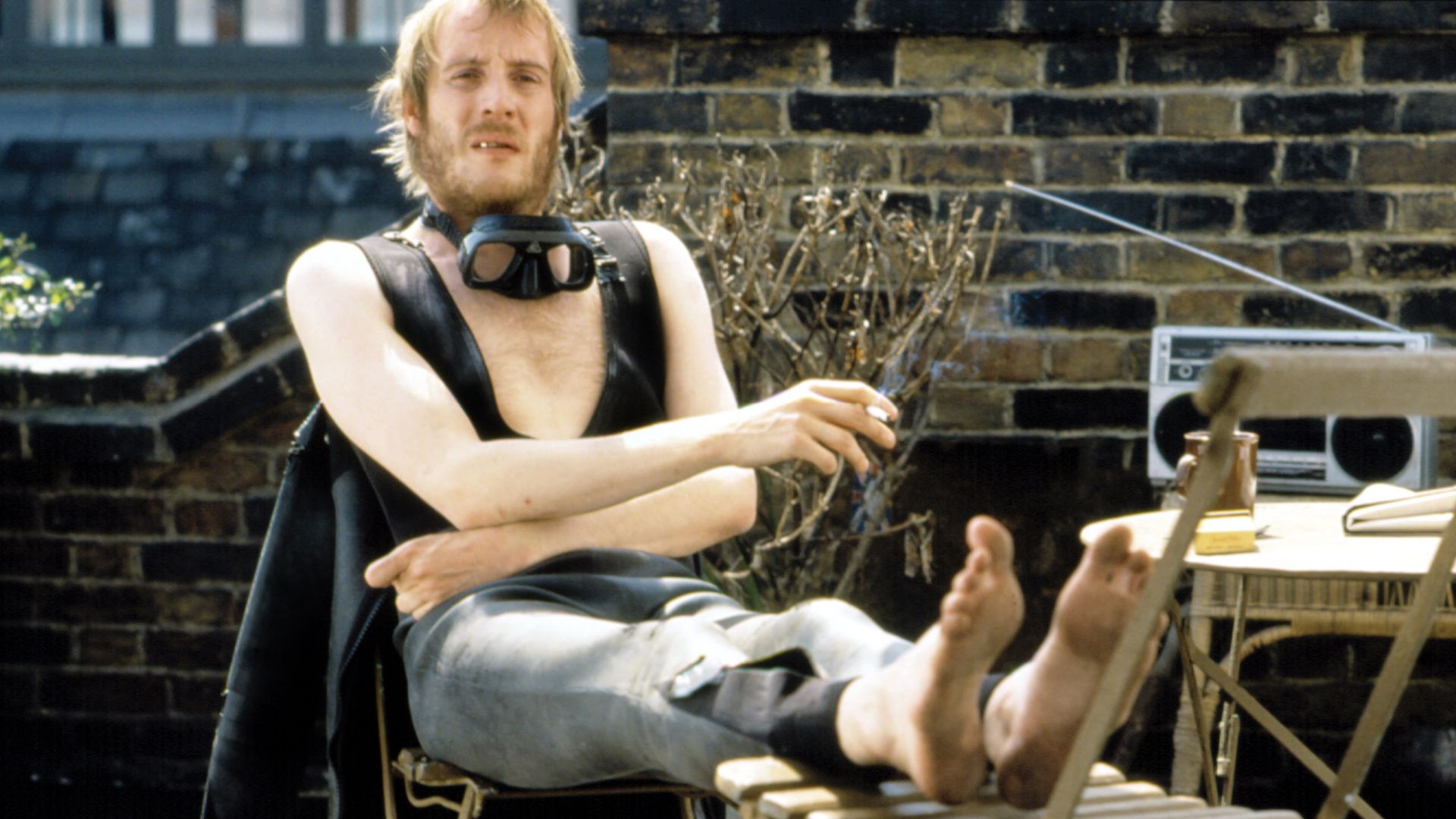 Rhys Evans en la película "Notting Hill"