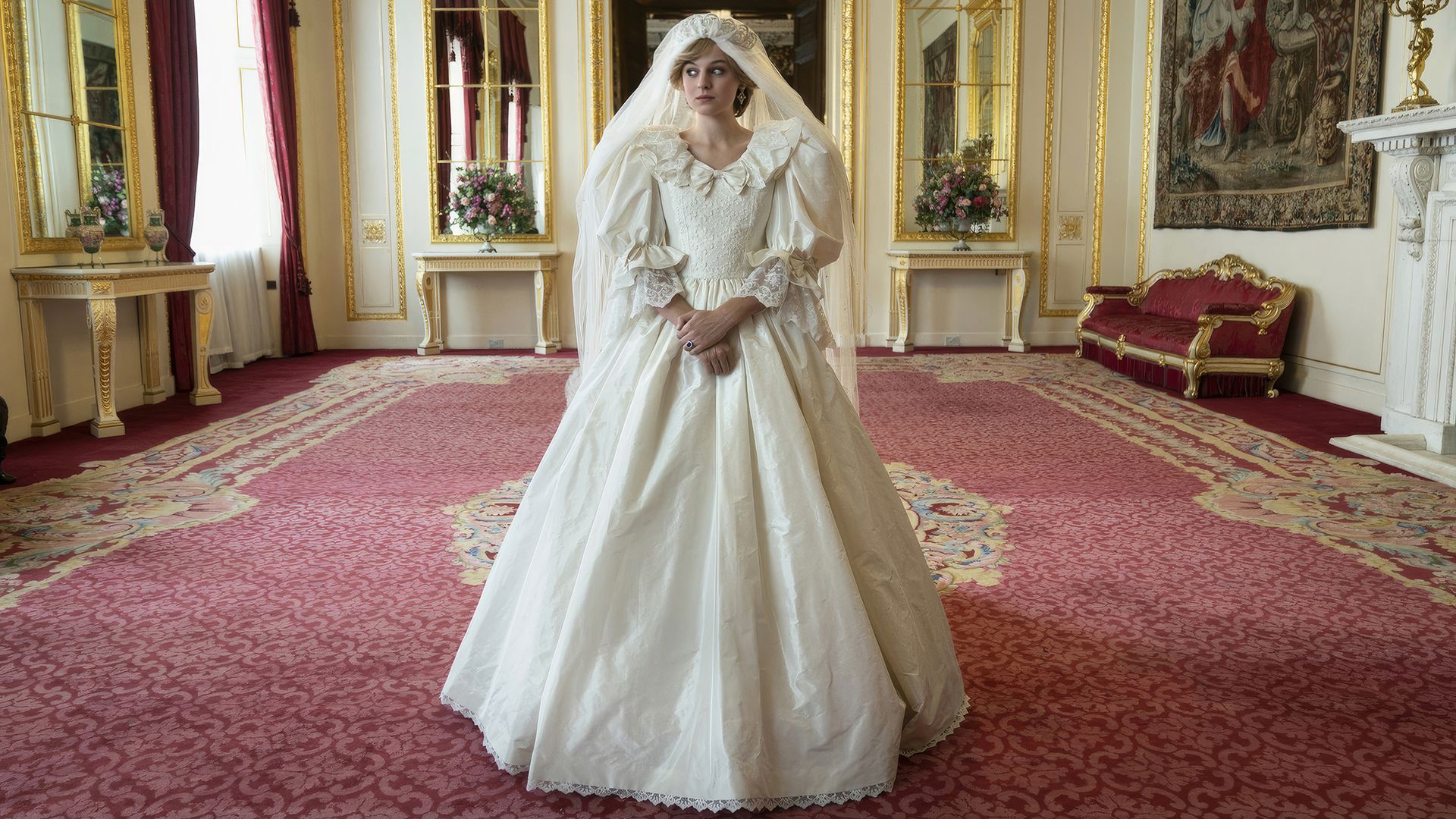 Emma Corrin como la Princesa Diana
