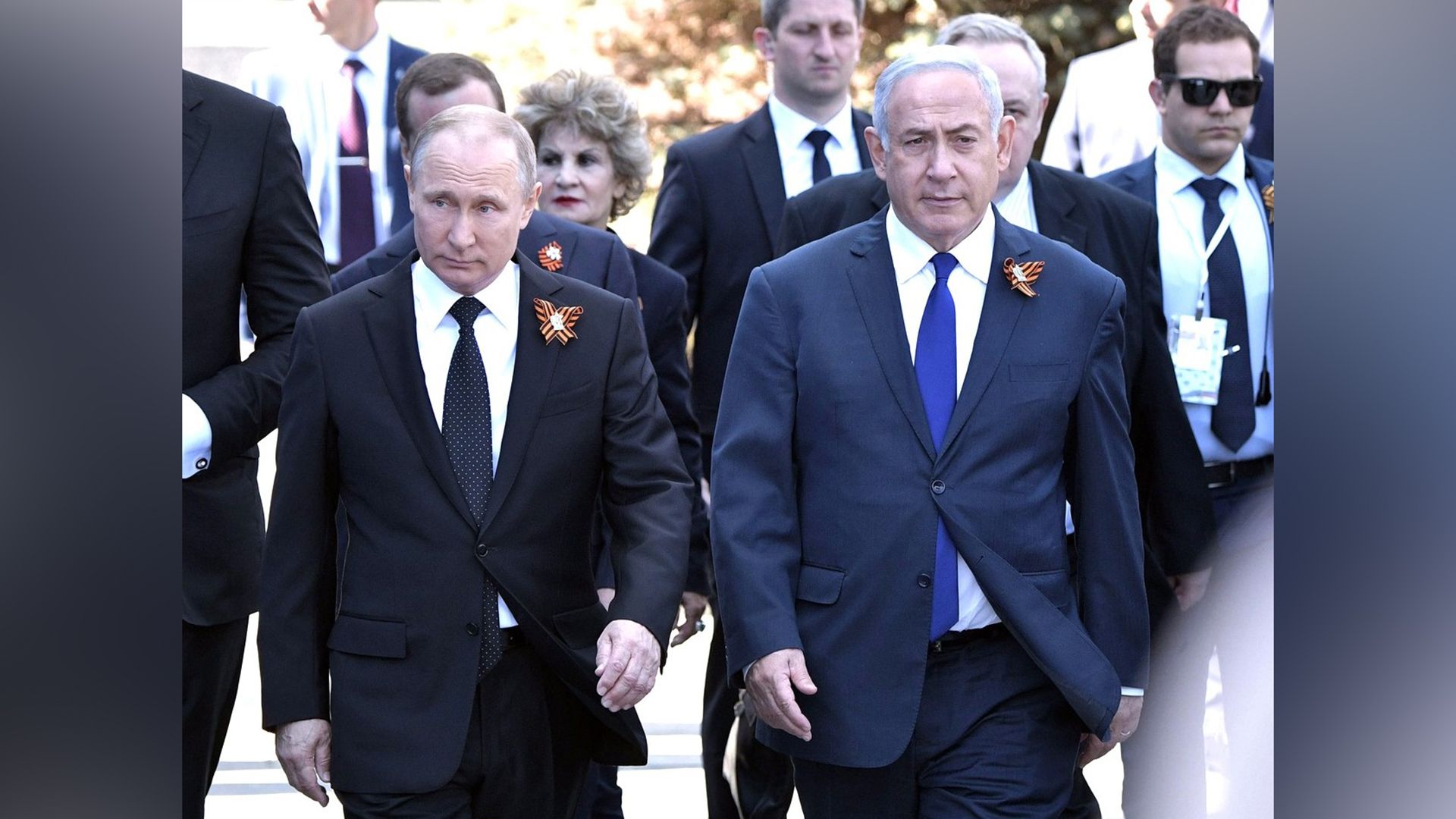 Benjamín Netanyahu y Vladimir Putin