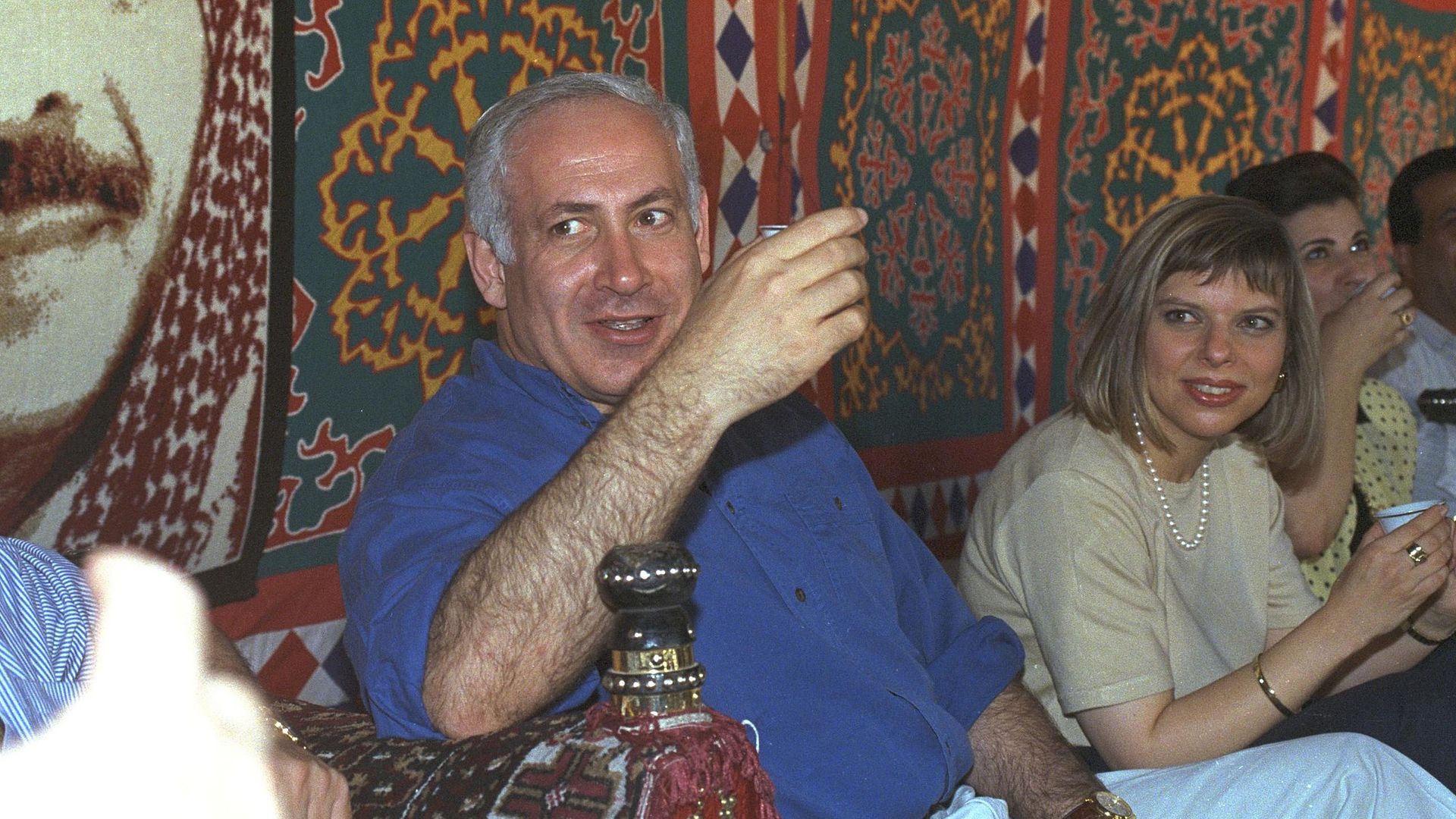 Benjamín Netanyahu en Jordania (1996)
