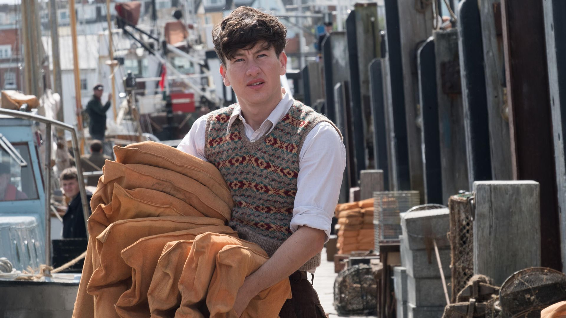 Barry Keoghan en la película 'Dunkirk'