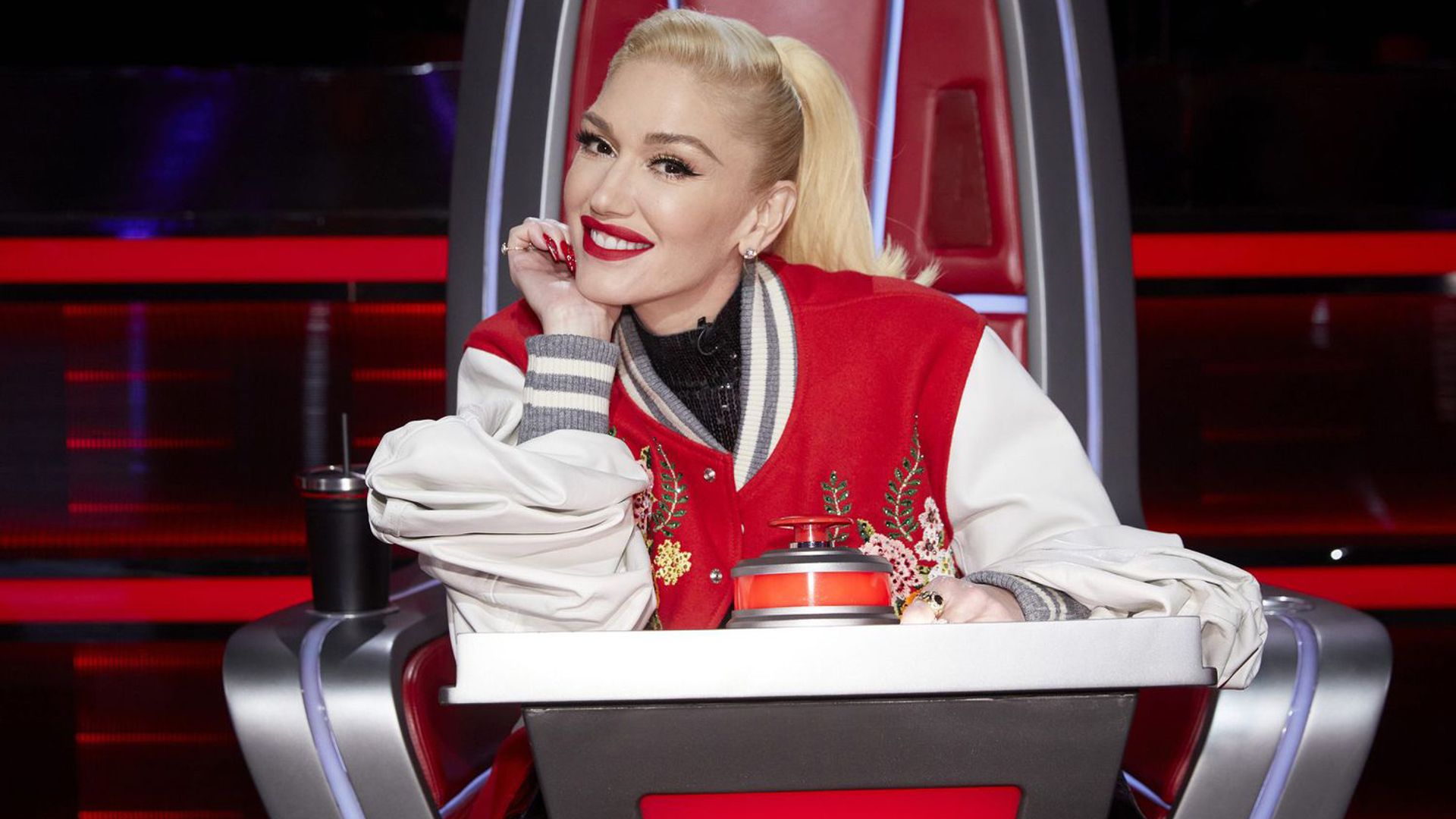 Gwen Stefani en el programa de televisión “The Voice”