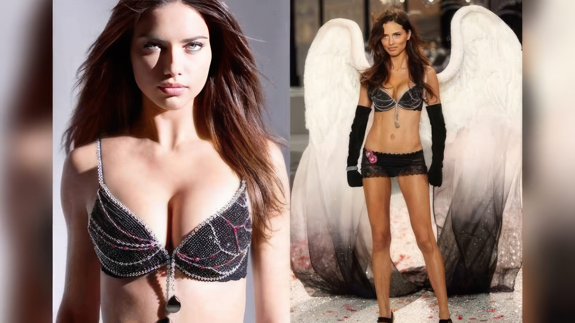 Adriana Lima en Black Diamond Fantasy Miracle Bra