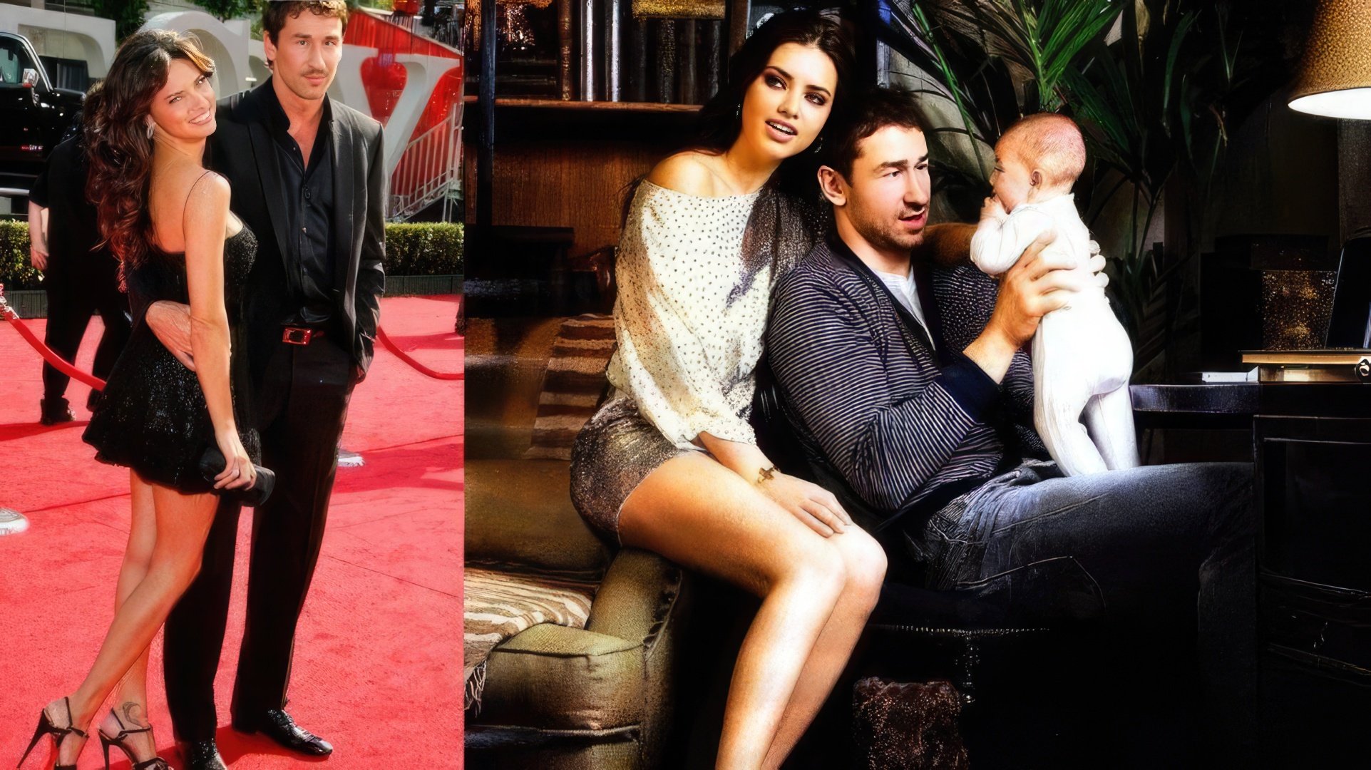 Adriana Lima, Marko Jarić y su hija Valentina
