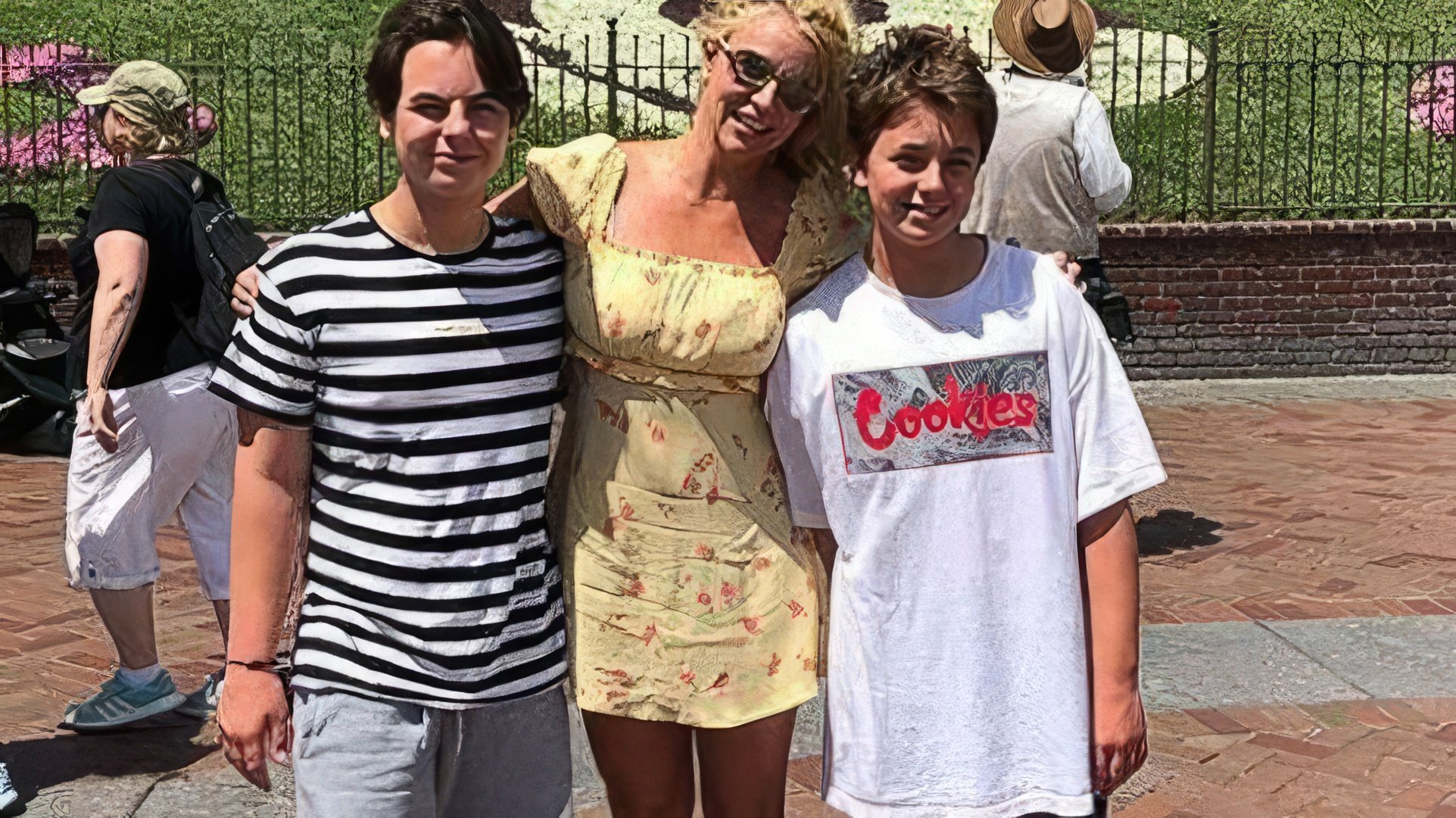 Britney Spears con sus hijos