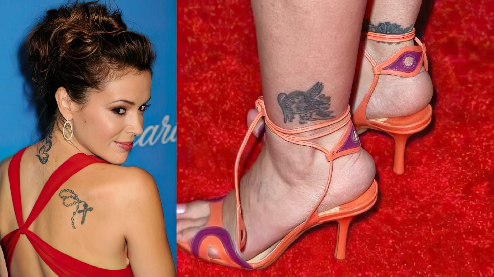 Parte de los tatuajes de Alyssa Milano