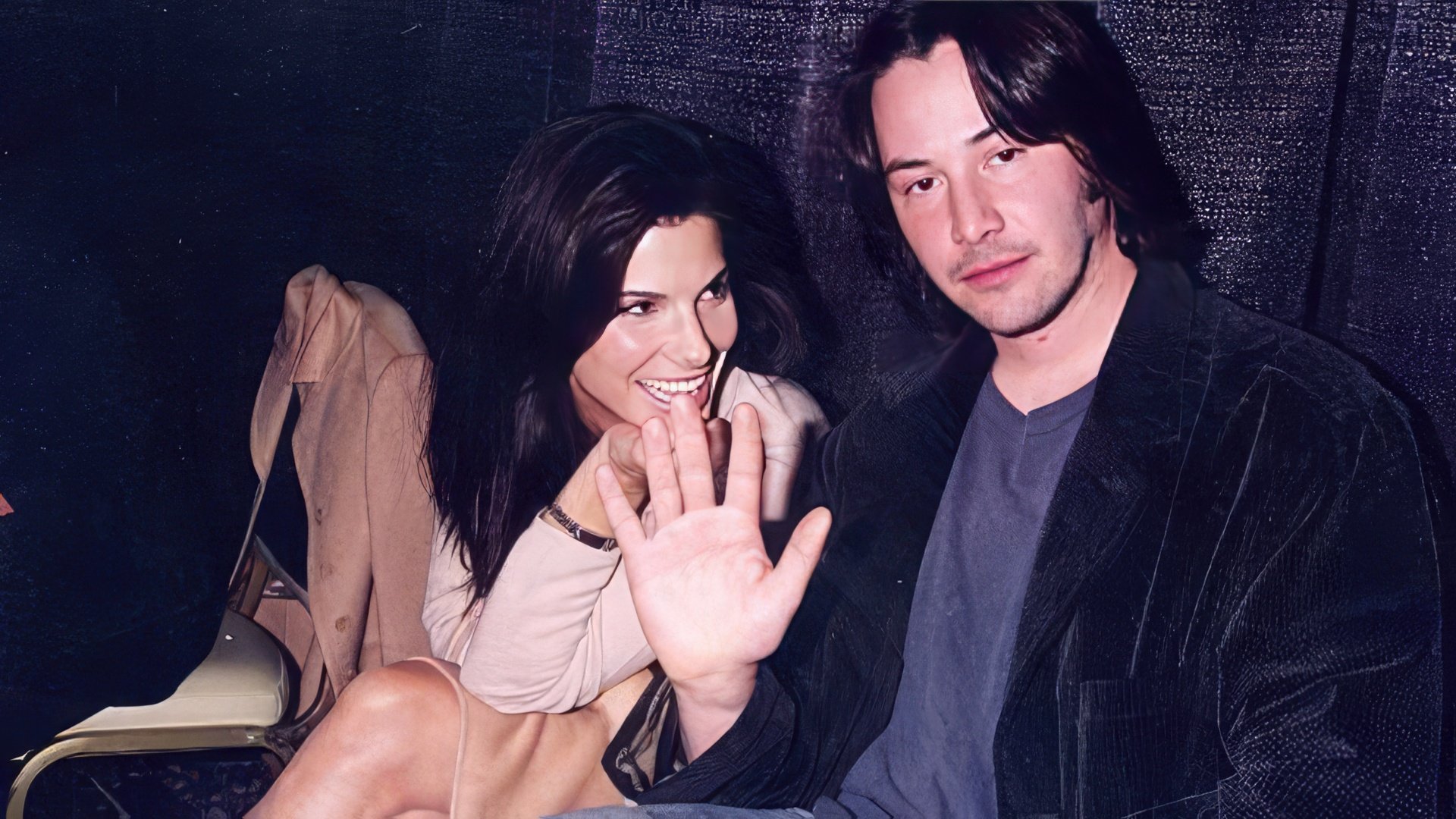 Durante el rodaje, Keanu y Sandra Bullock tuvieron un romance fugaz