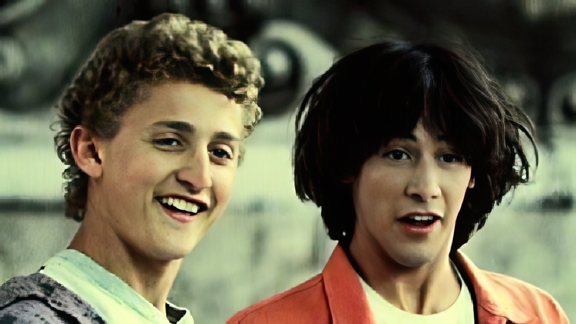 Keanu Reeves en la comedia 'Bill & Ted's Excellent Adventure'