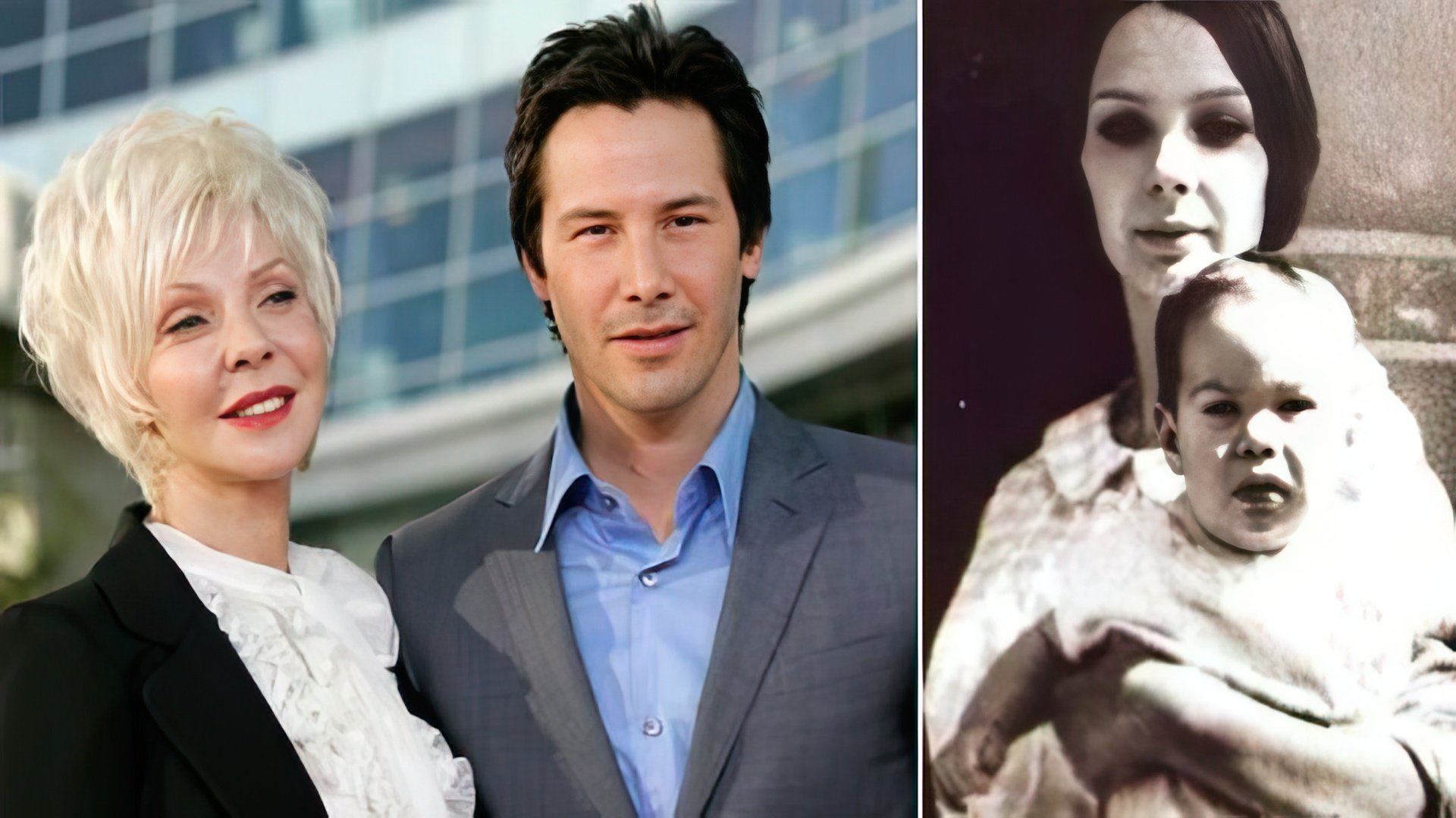 Keanu Reeves con su madre, Patricia Bond-Reeves