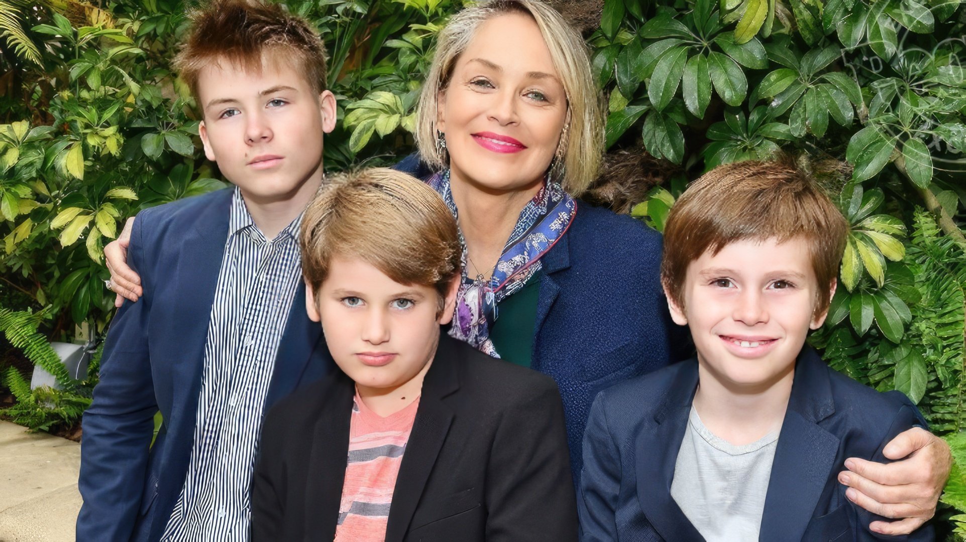 Todos los hijos de Sharon Stone son adoptados