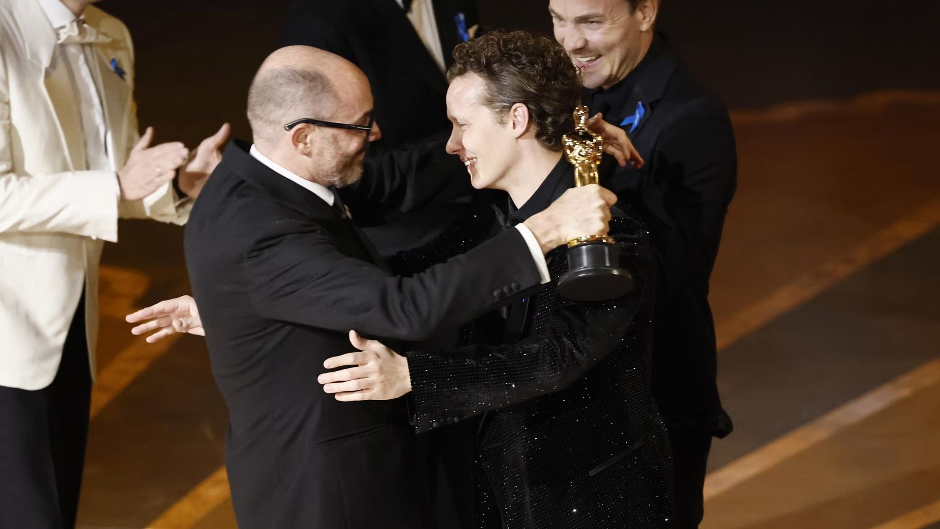 Felix Kammerer en la ceremonia de los Oscar