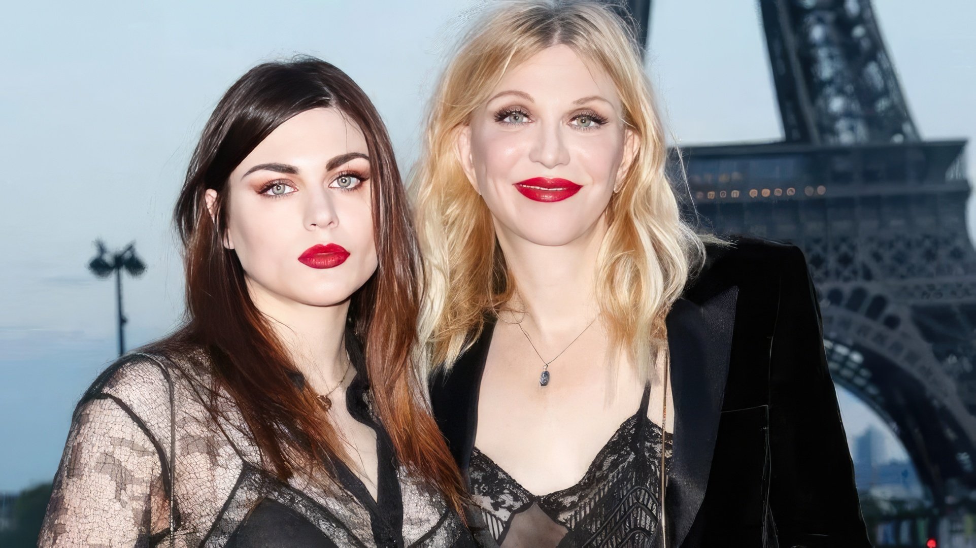 Courtney Love con su hija