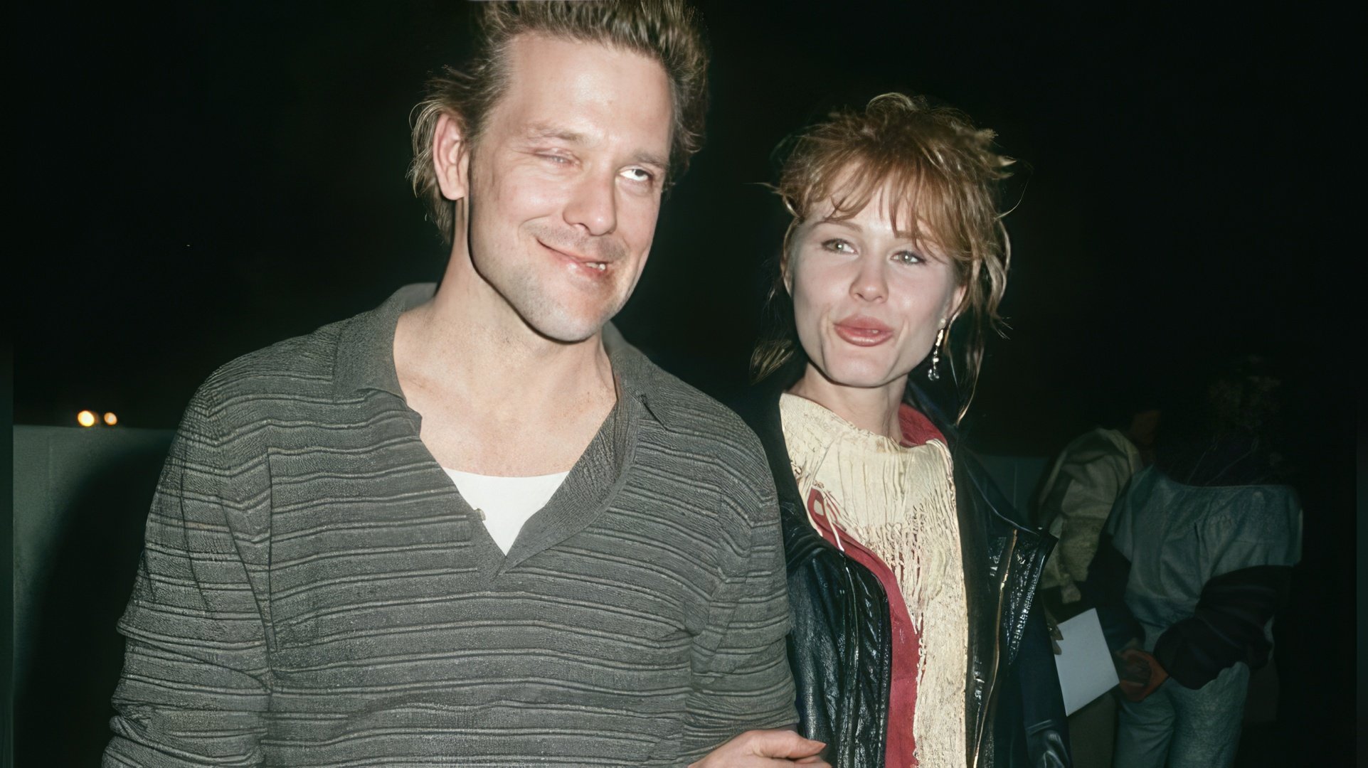 Mickey Rourke y Debra Feuer