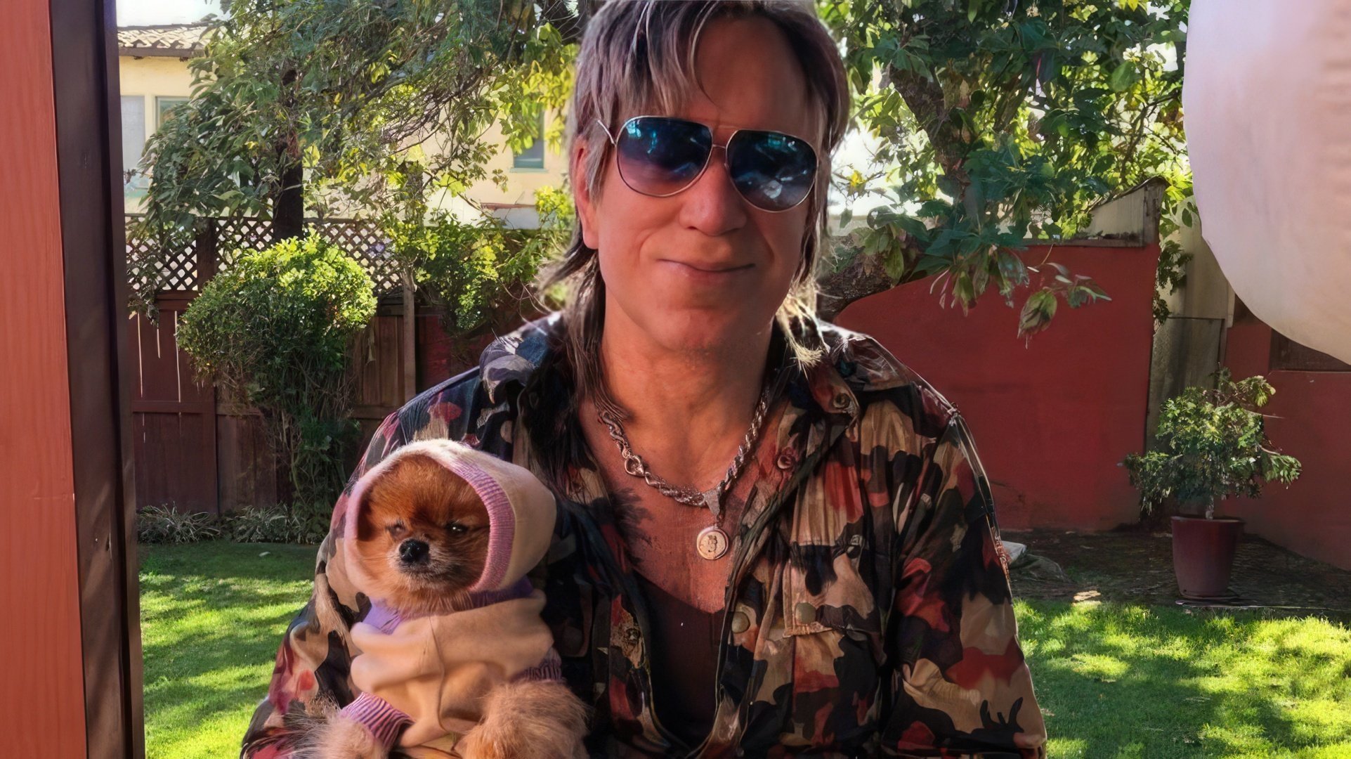 Mickey Rourke y Su Pomerania