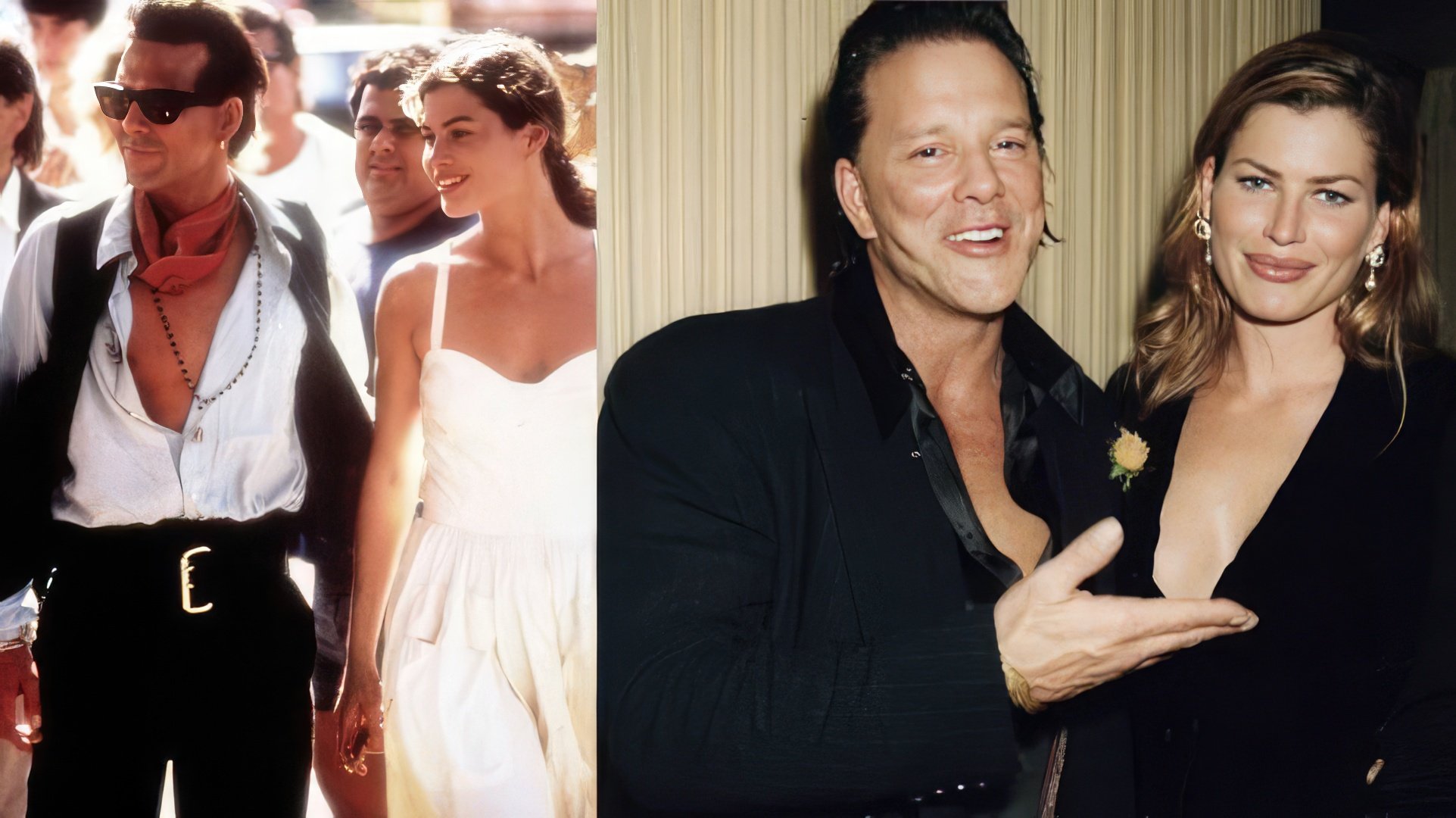 Mickey Rourke y Carré Otis