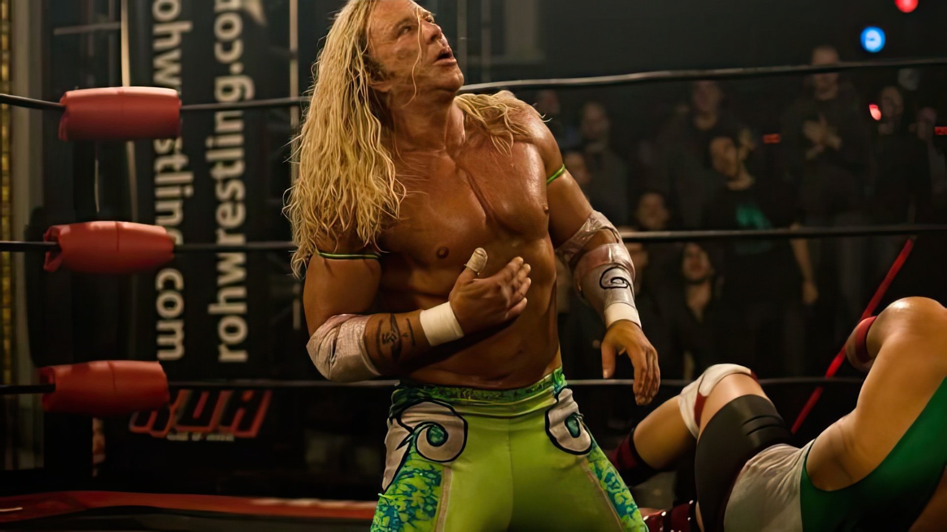Mickey Rourke en la película 'The Wrestler'