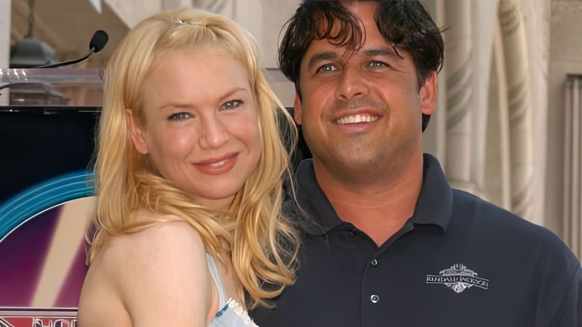 Renee Zellweger con su hermano Andrew