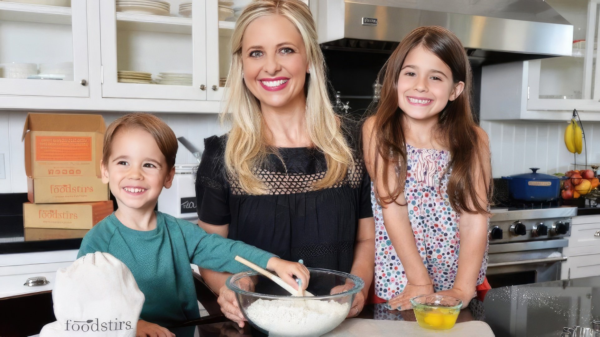 Sarah Michelle Gellar con sus hijos