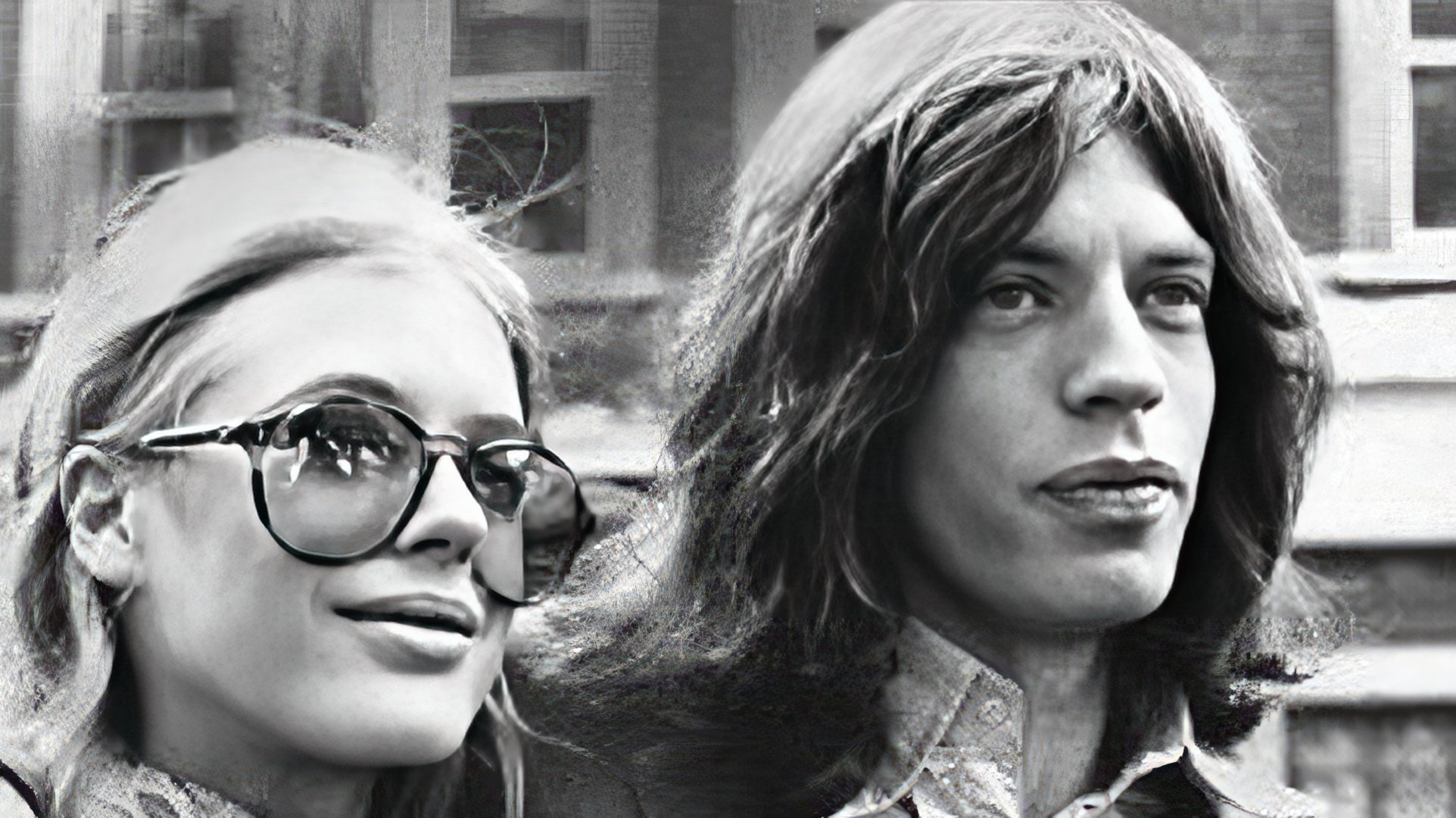 Marianne Faithfull y Mick Jagger
