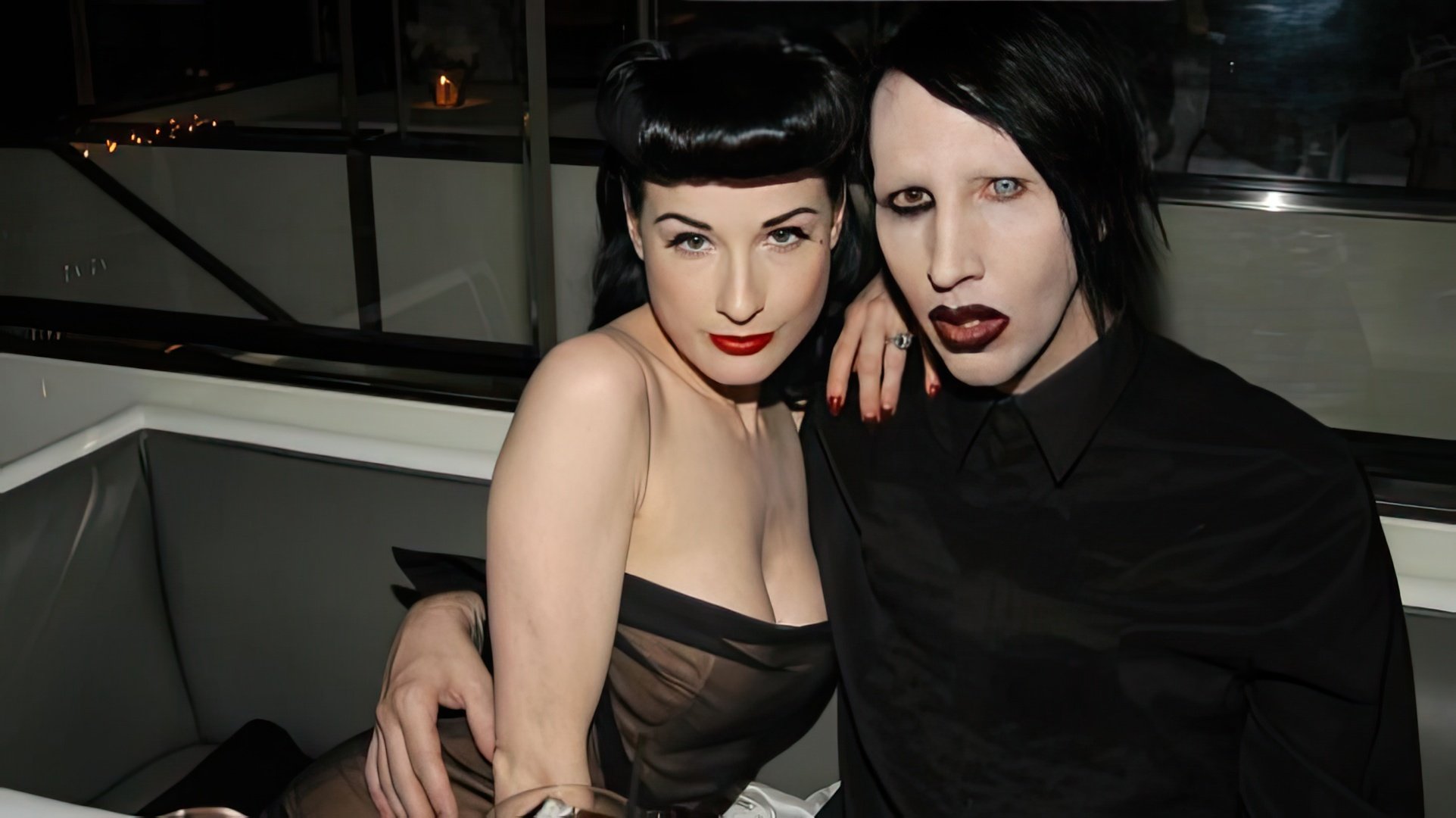 Marilyn Manson y Dita Von Teese