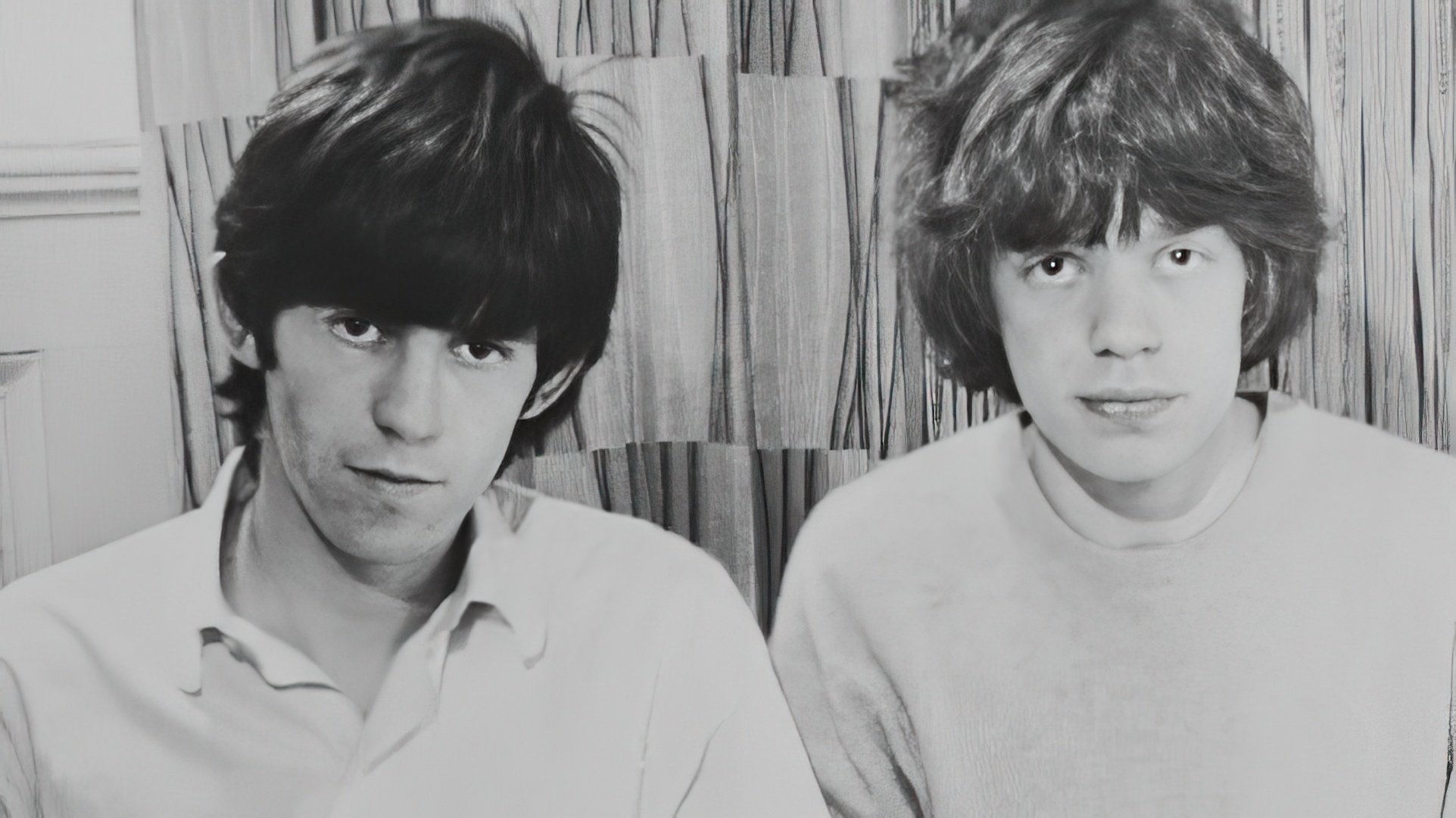 Mick Jagger y Keith Richards en su juventud