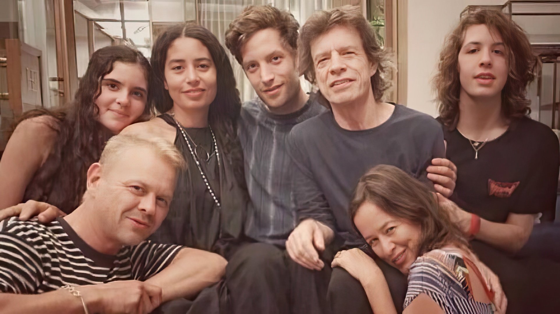 Mick Jagger con los Niños