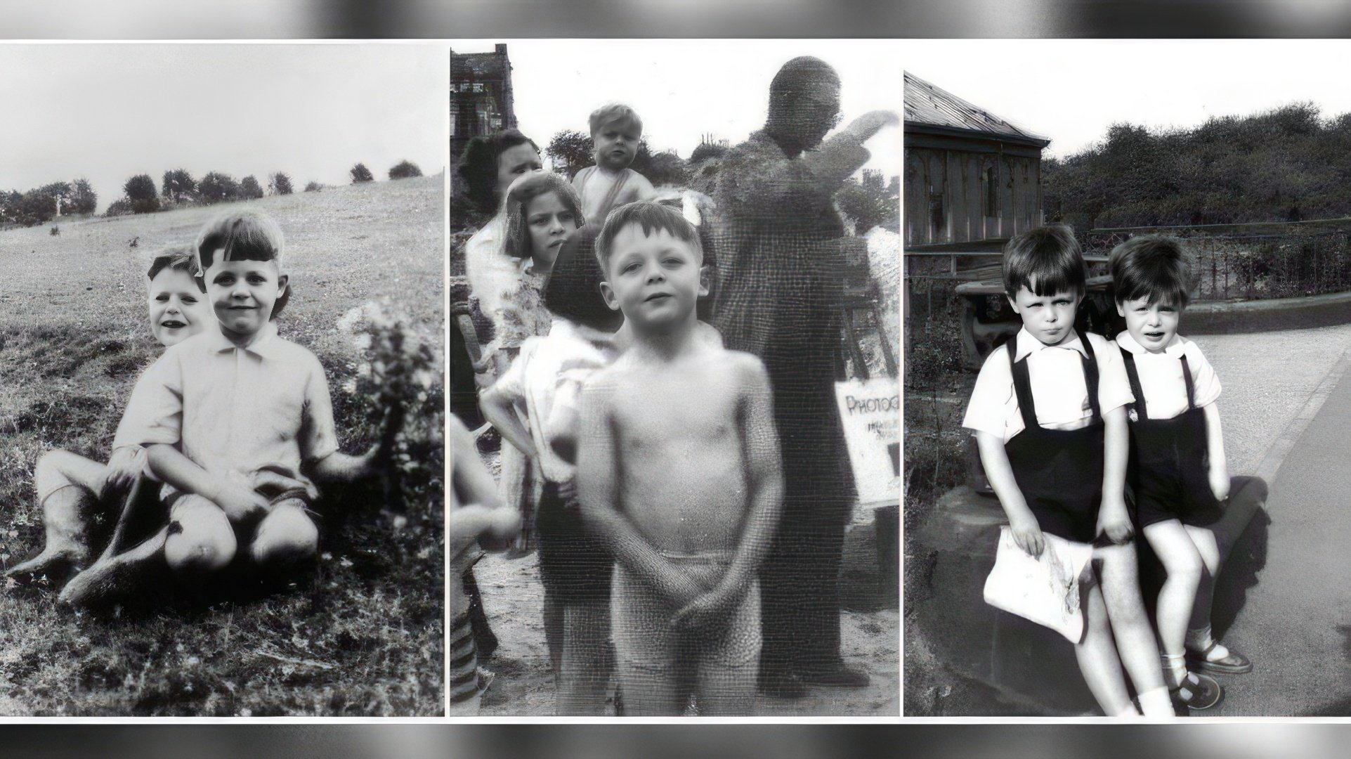 Paul McCartney de niño (en la foto con su hermano menor)