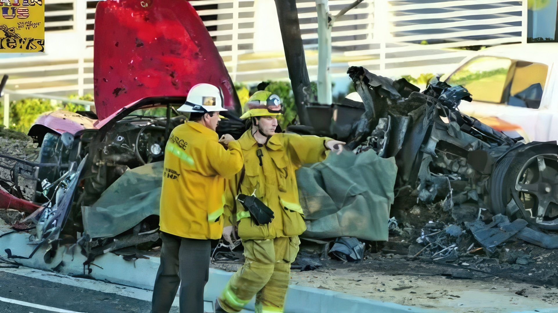 Fotos de la escena de la muerte de Paul Walker