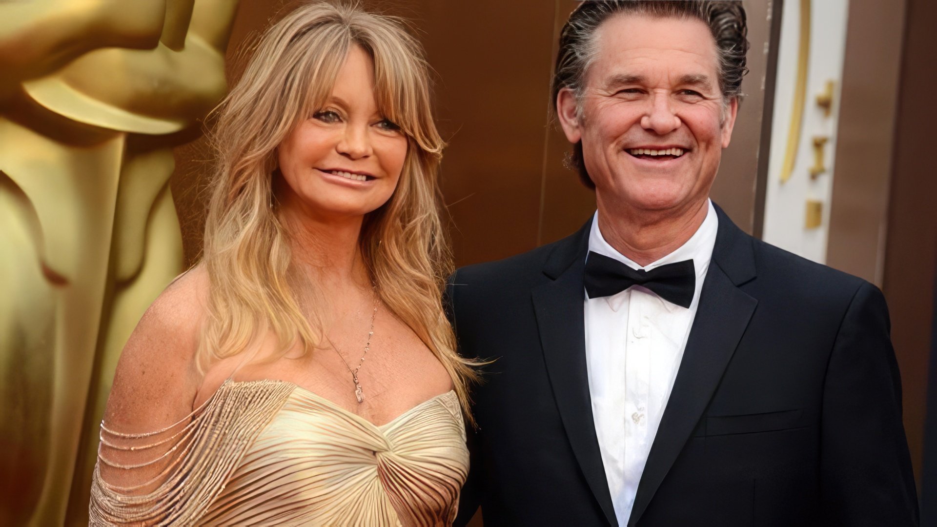 Goldie Hawn con Kurt Russell