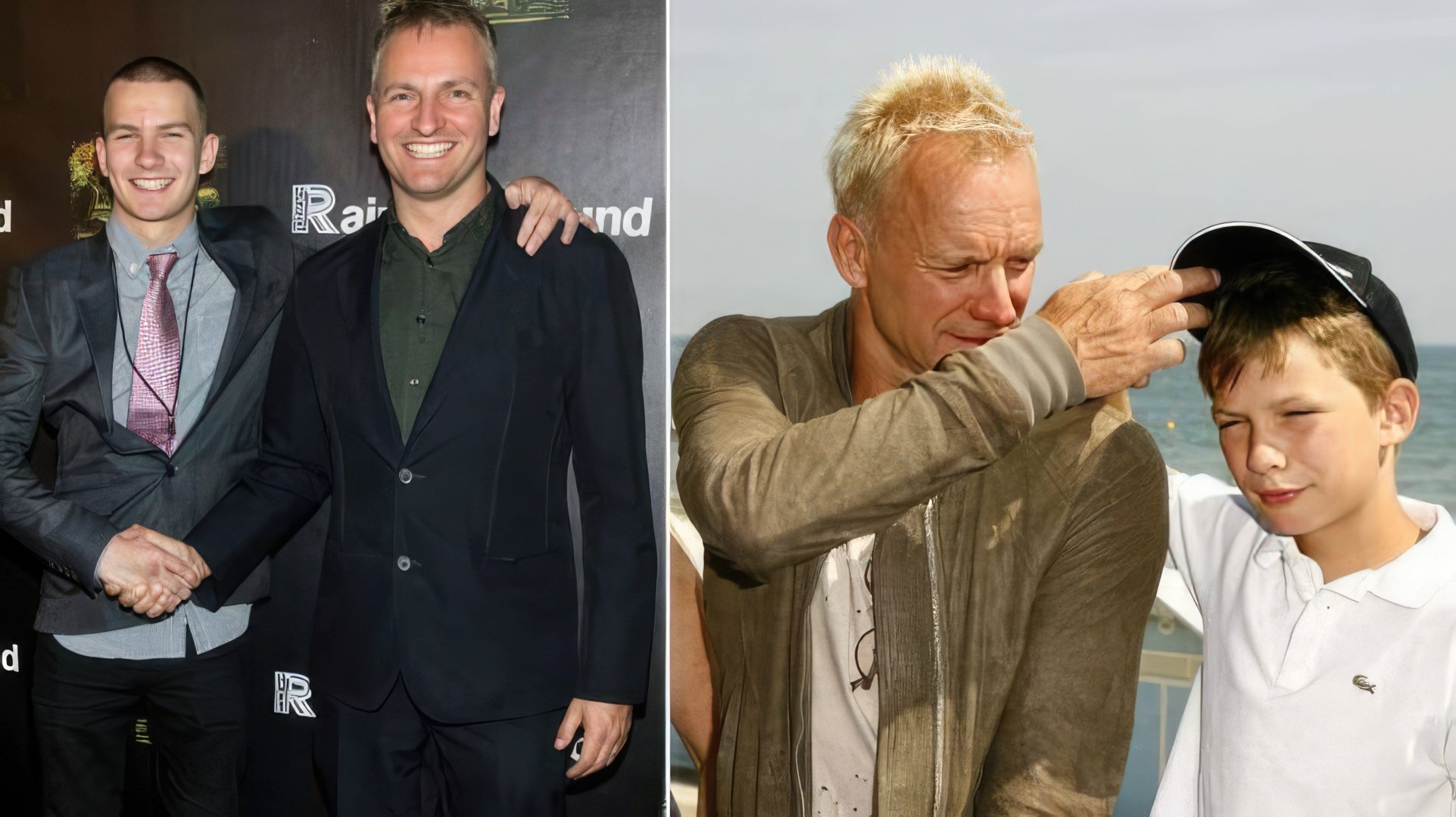 Sting y su hijo menor, Giacomo