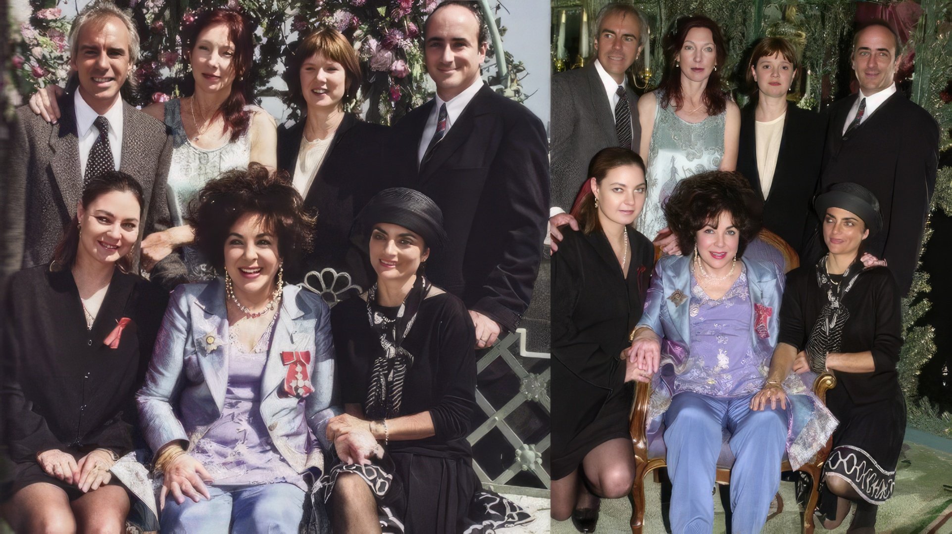 Elizabeth Taylor con sus hijos