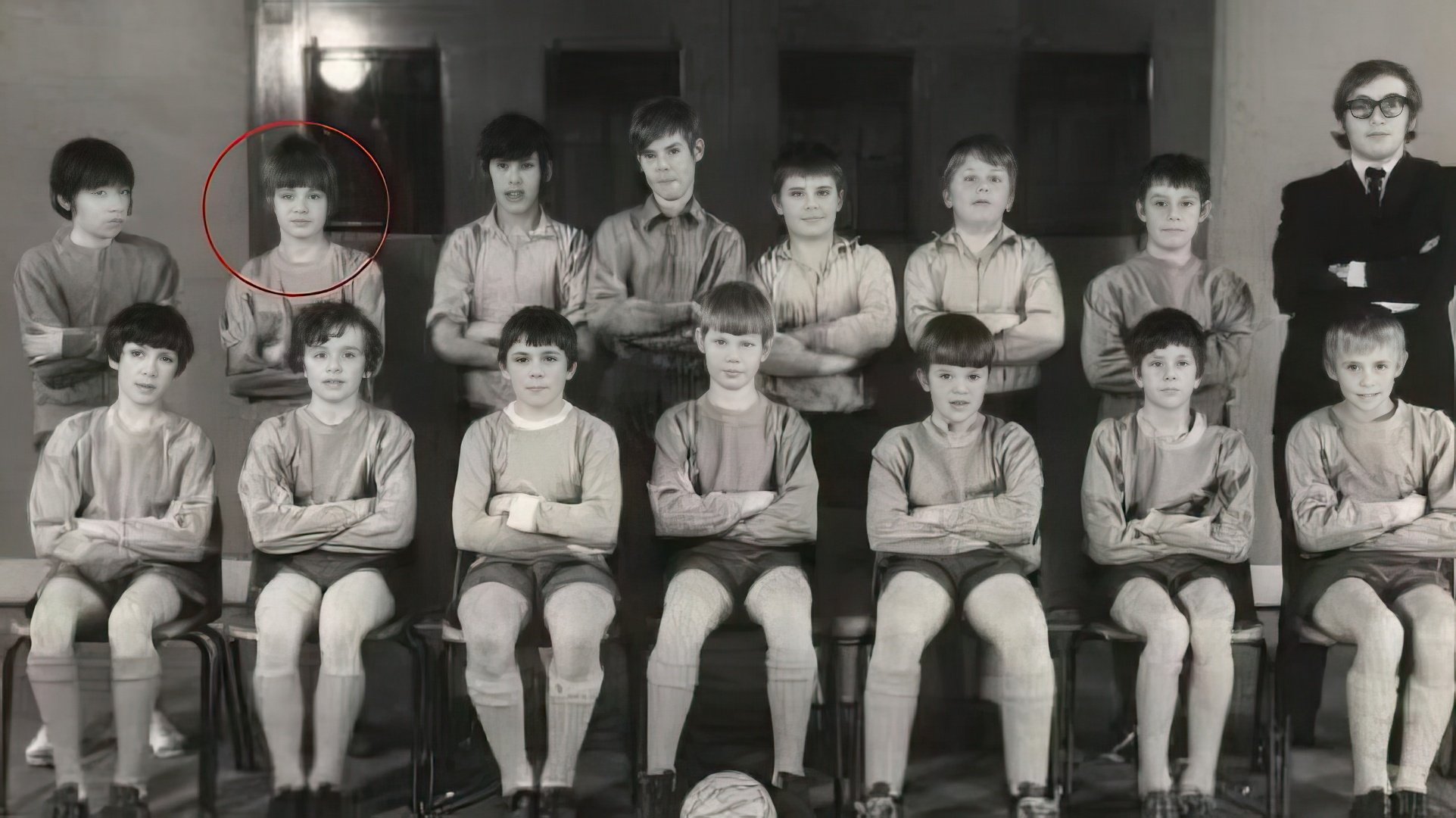 Sean Bean en su infancia
