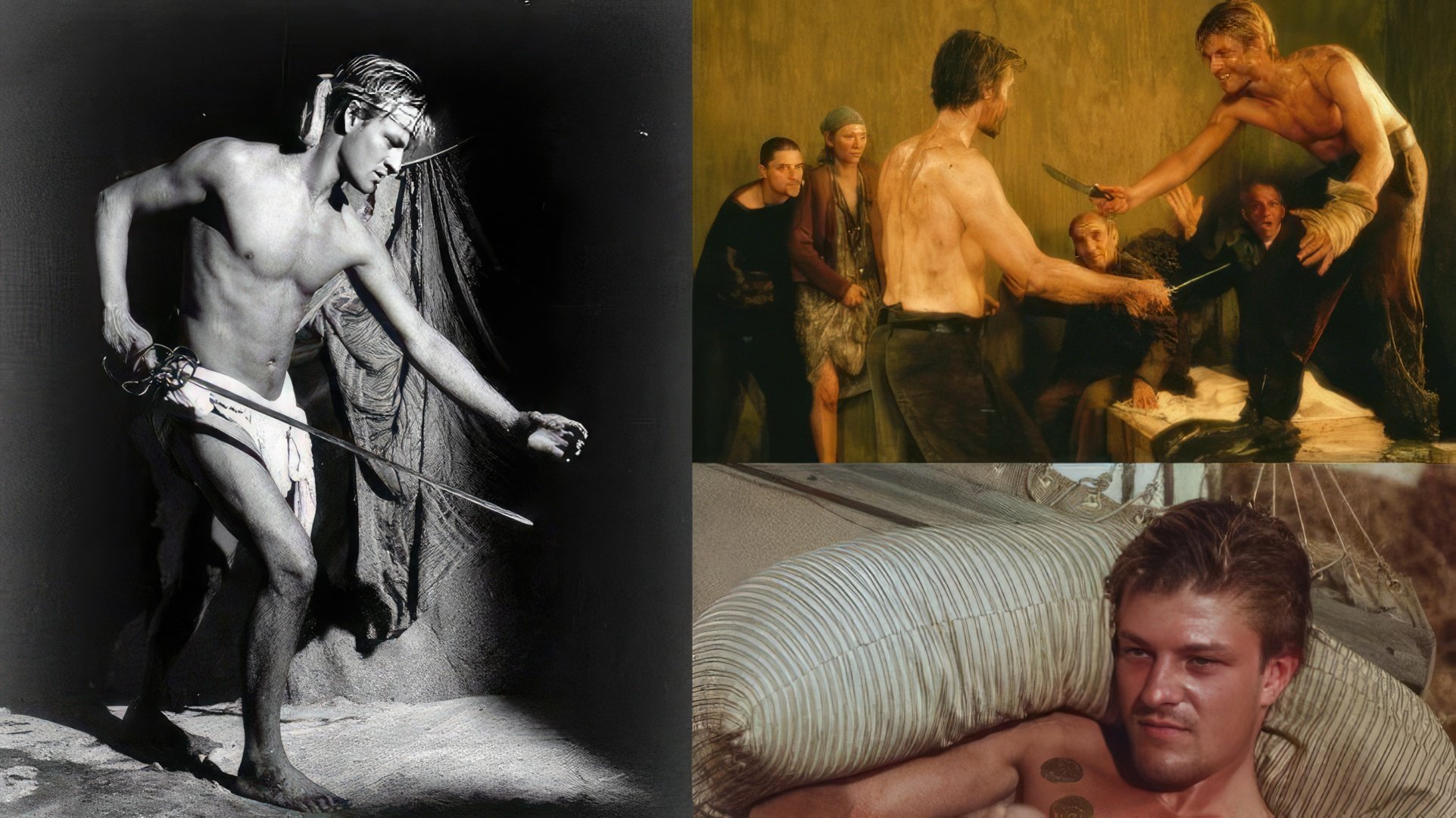 Sean Bean en la película 'Caravaggio'