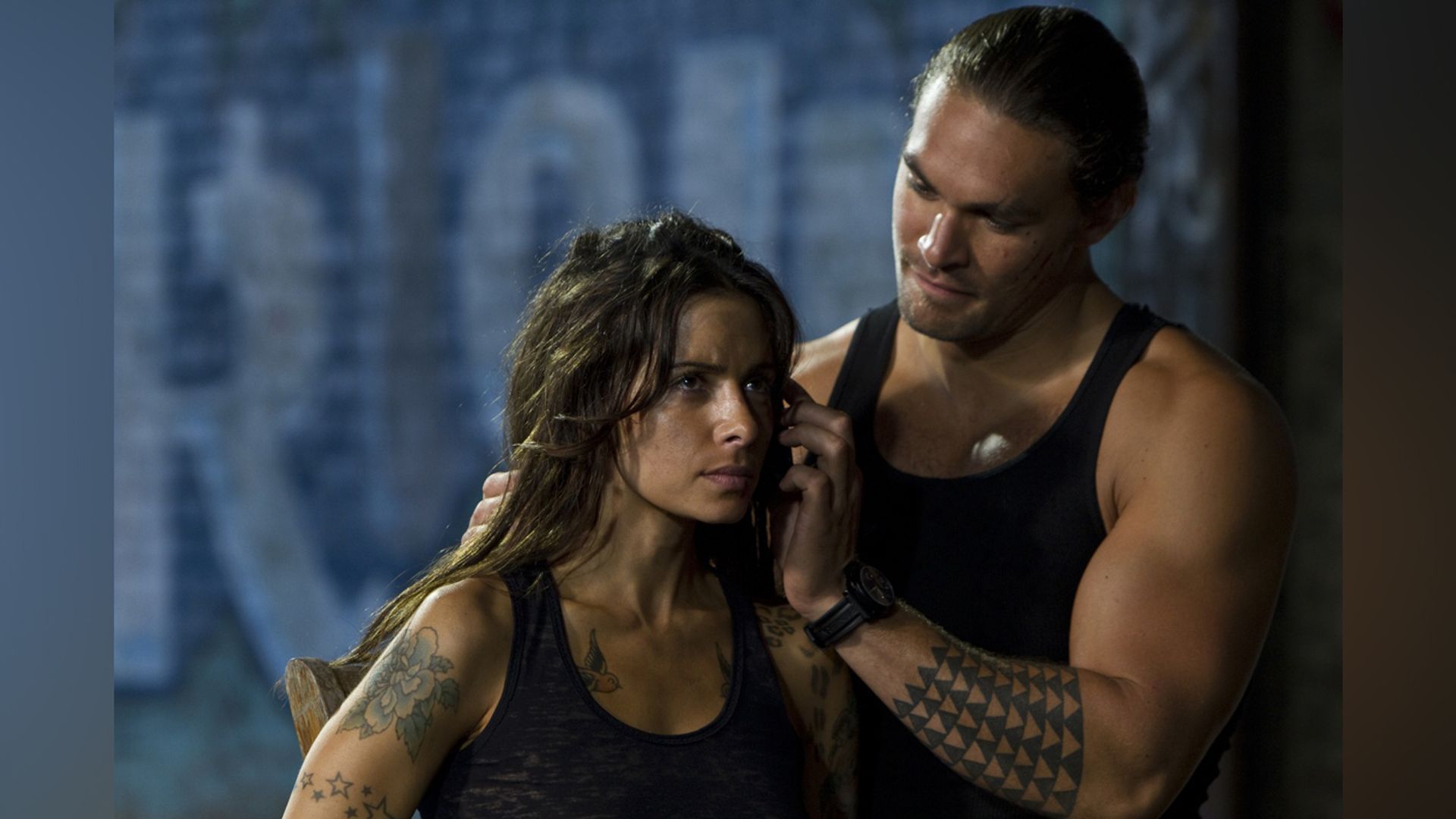 Una escena de Bullet to the Head