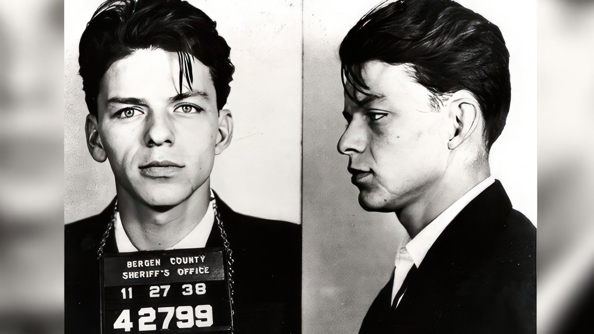 Frank Sinatra arrestado por tener una relación con una mujer casada (1938)