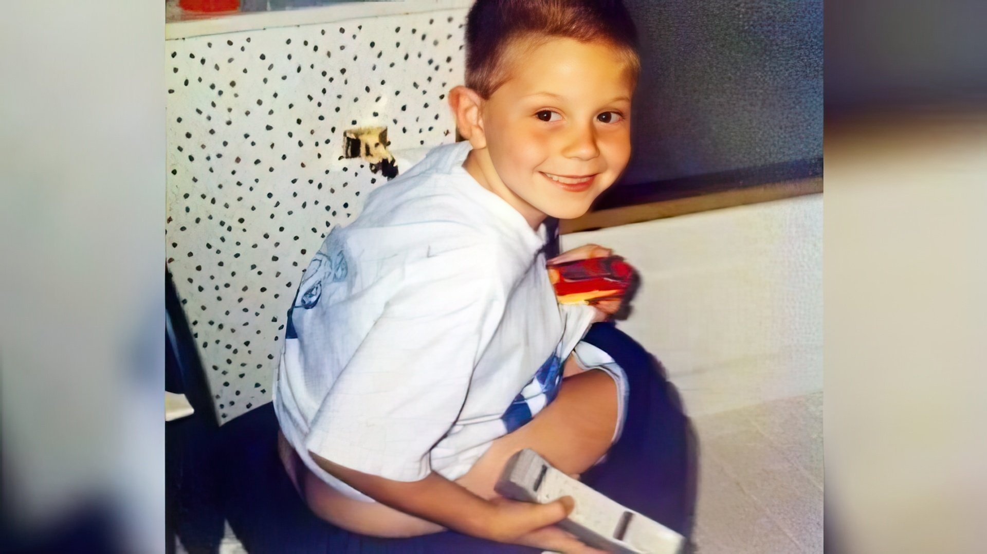Evan Peters de niño