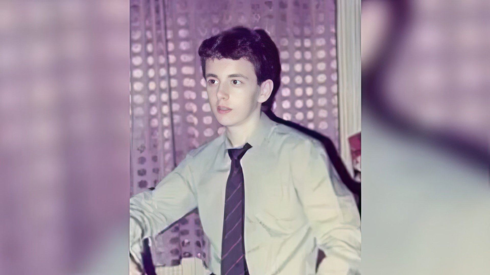 Michael Sheen en su juventud