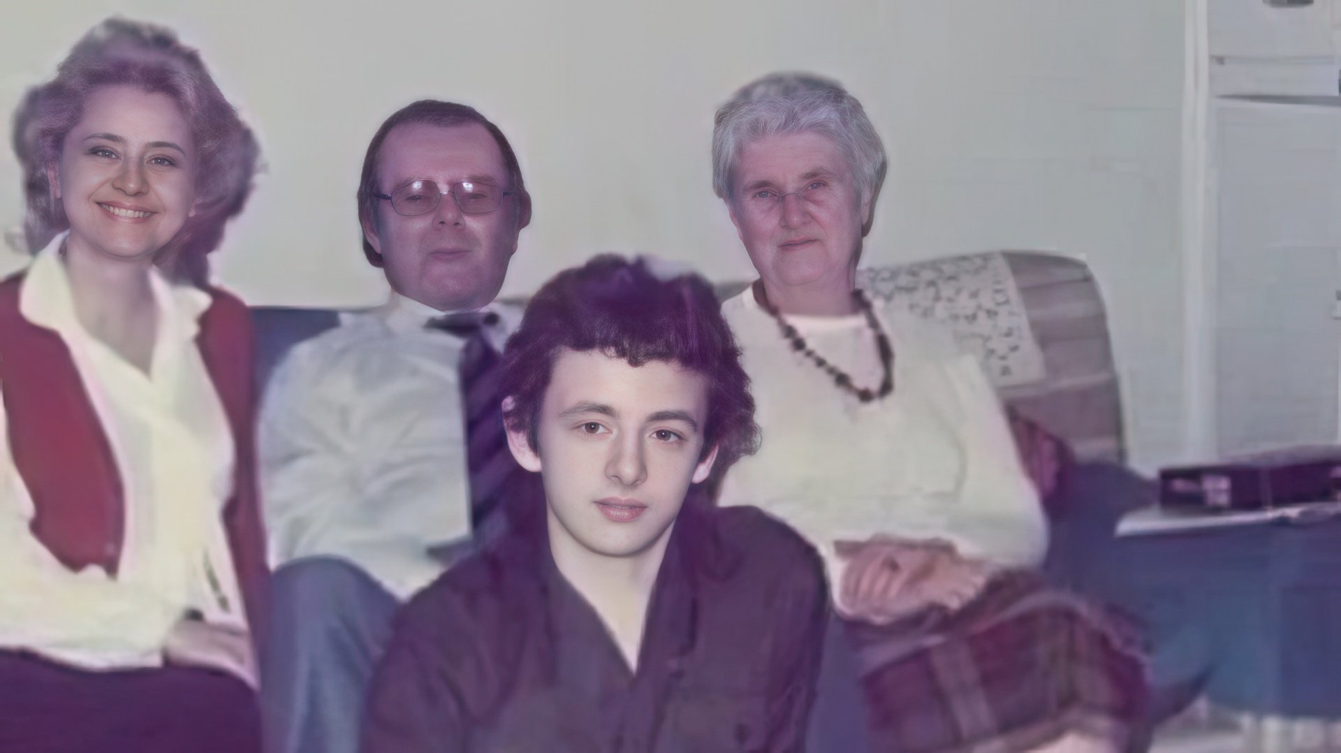 Michael Sheen con su familia