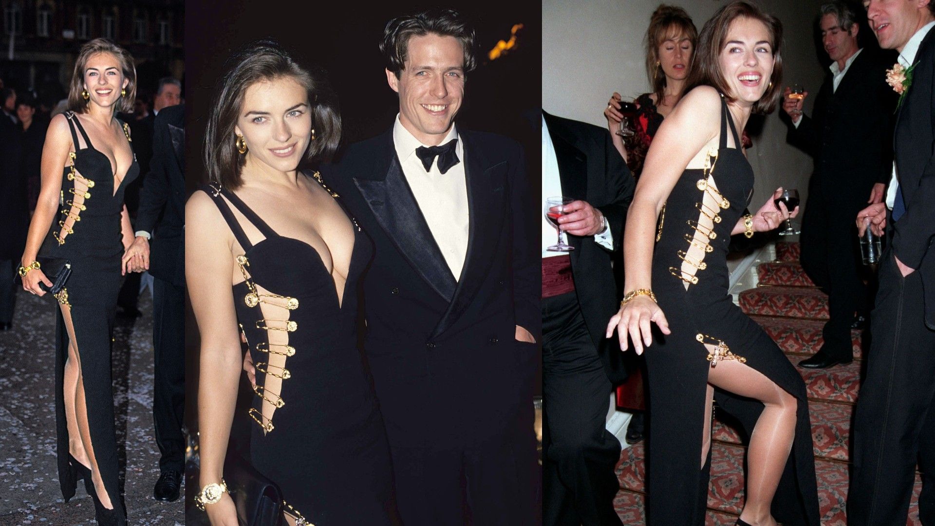 El impactante vestido de Elizabeth Hurley