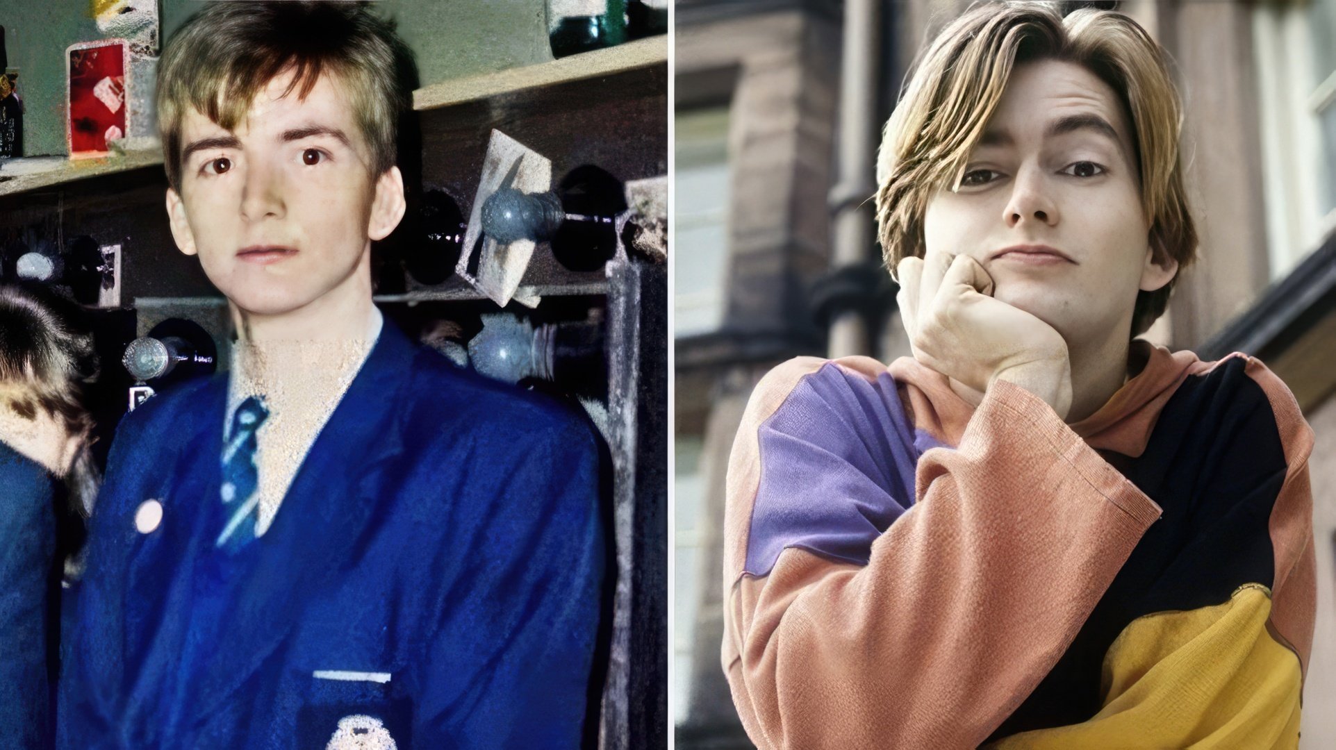 David Tennant en su juventud