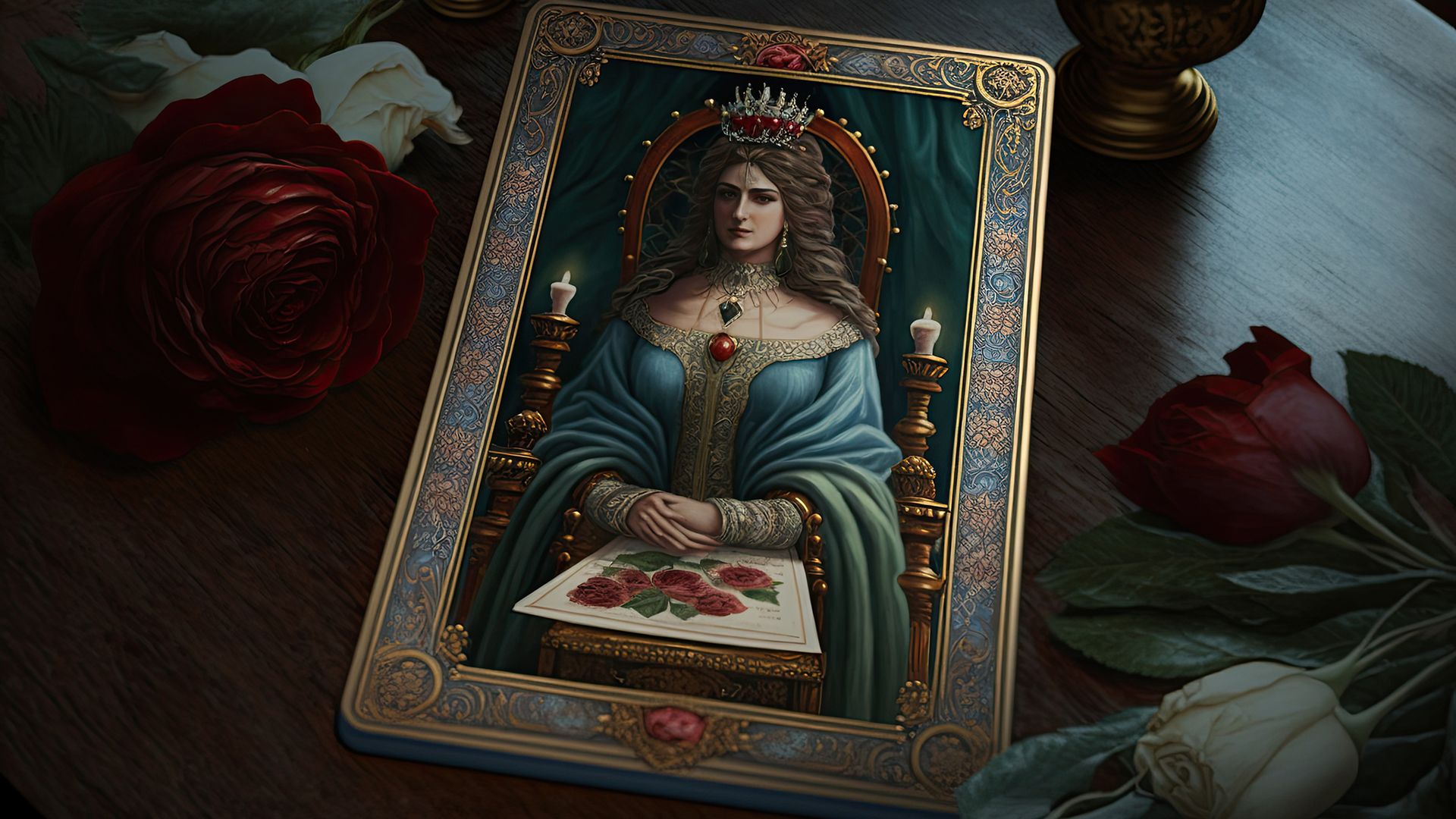 La aparición de La Emperatriz en las lecturas de amor habla de bienestar