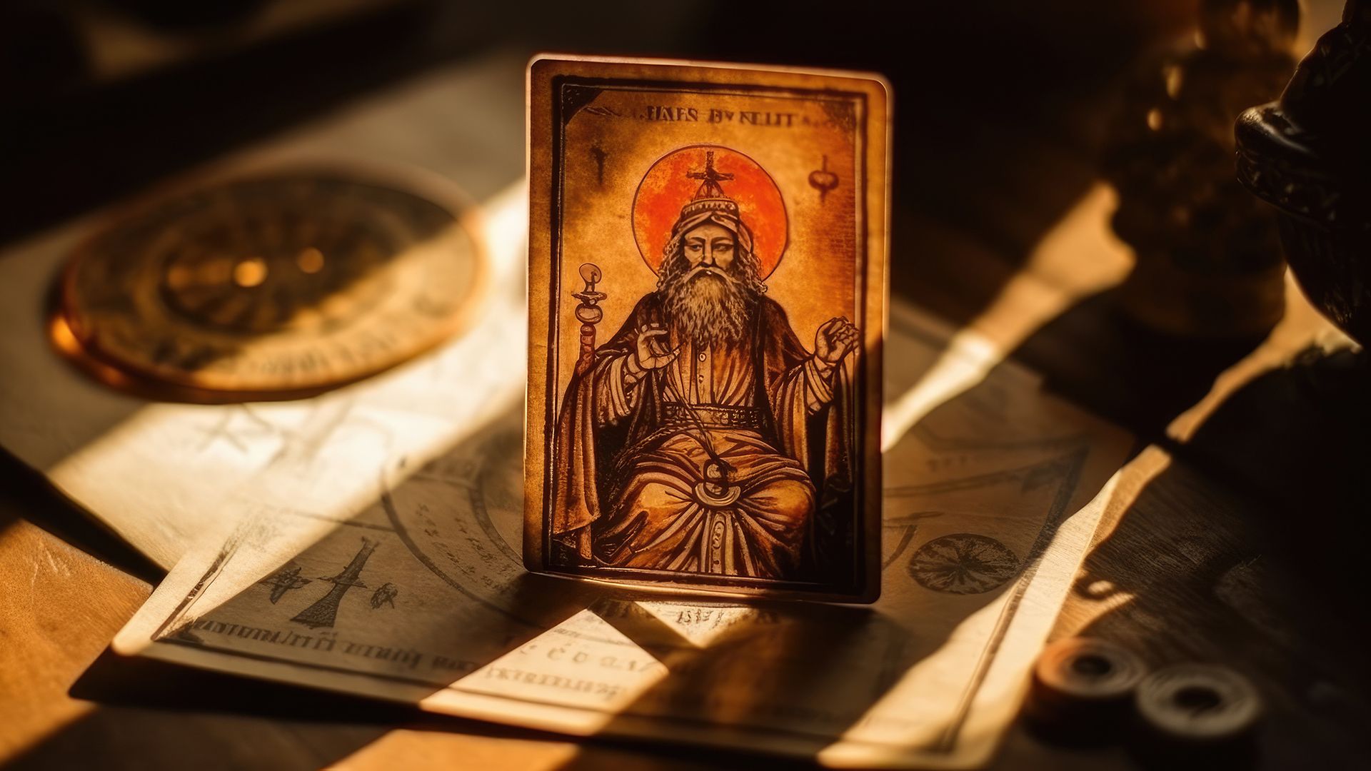 La carta simboliza la búsqueda de sabiduría superior