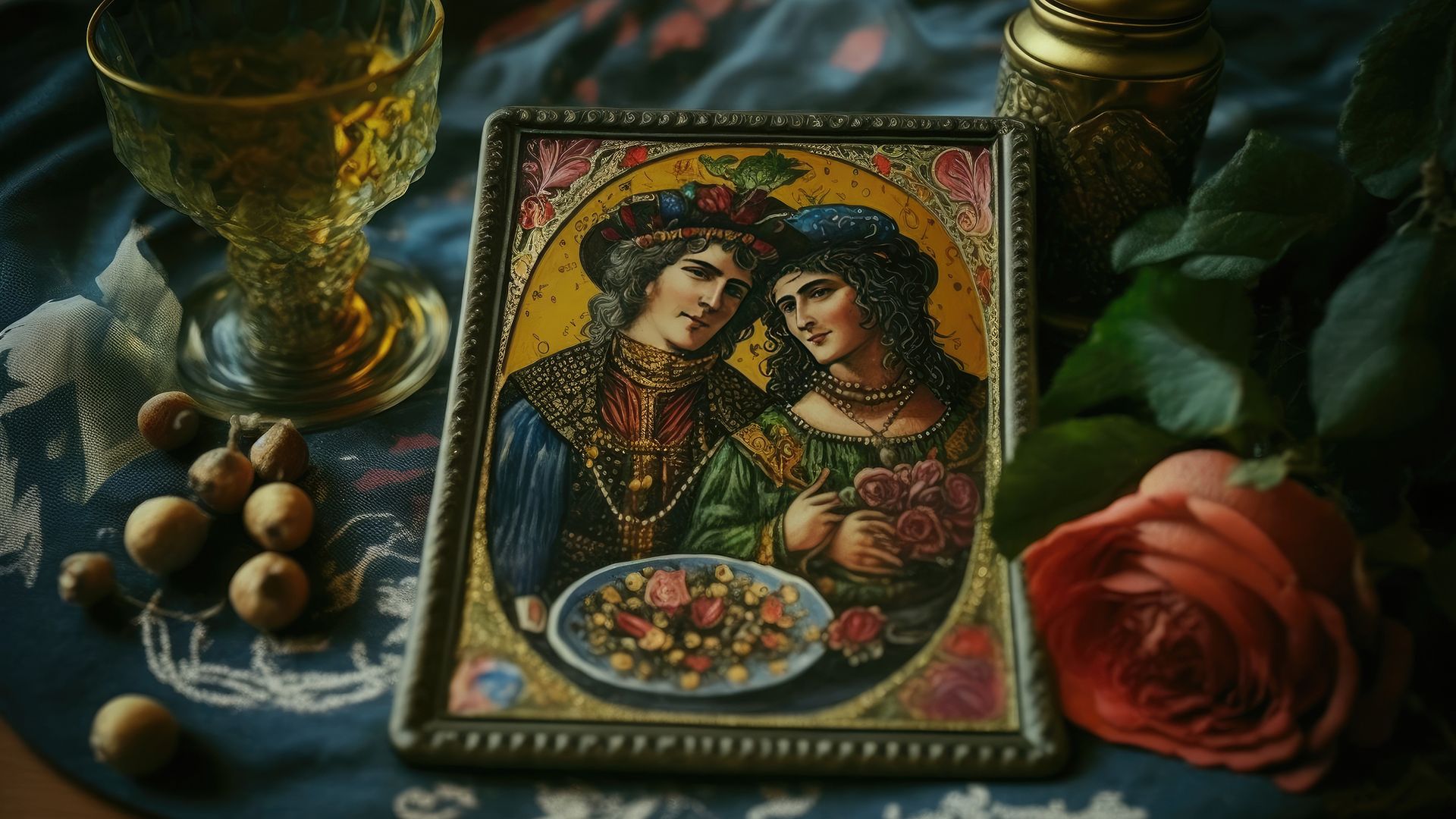 Los enamorados encarnan una relación armoniosa