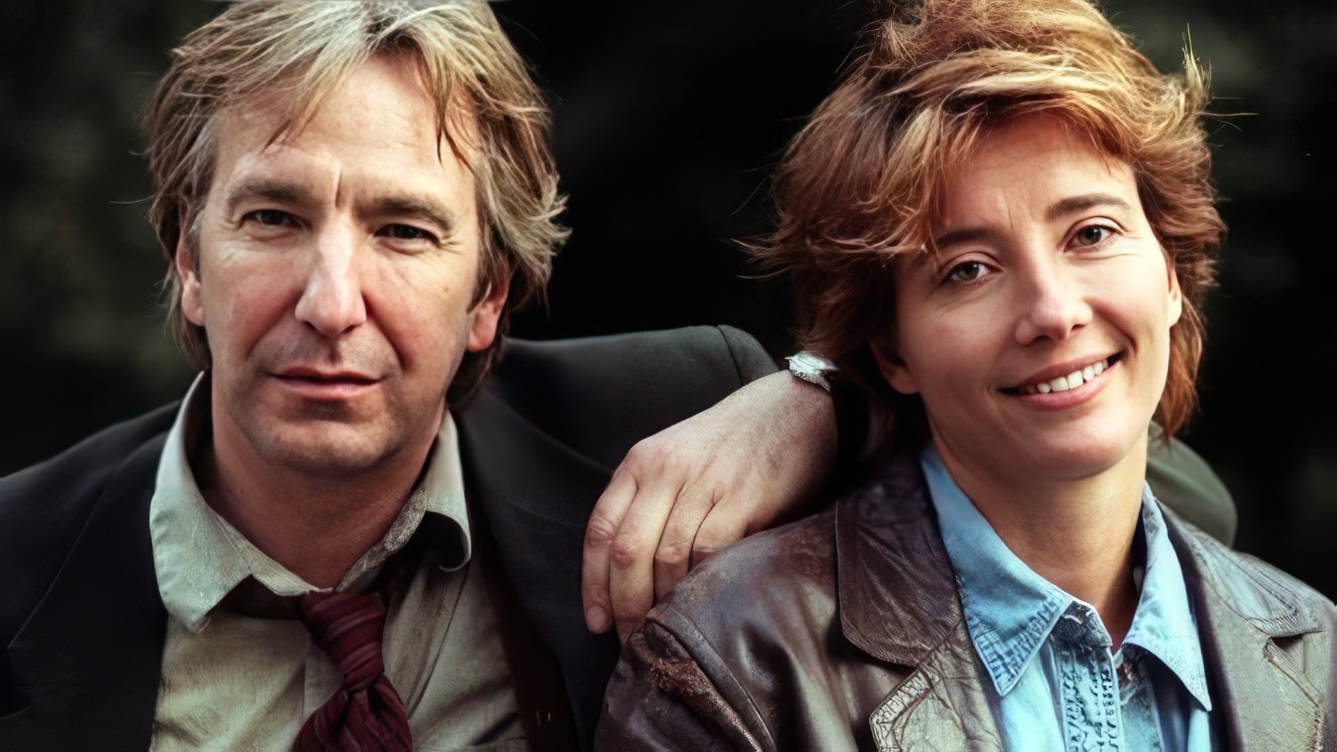 Alan Rickman y Emma Thompson