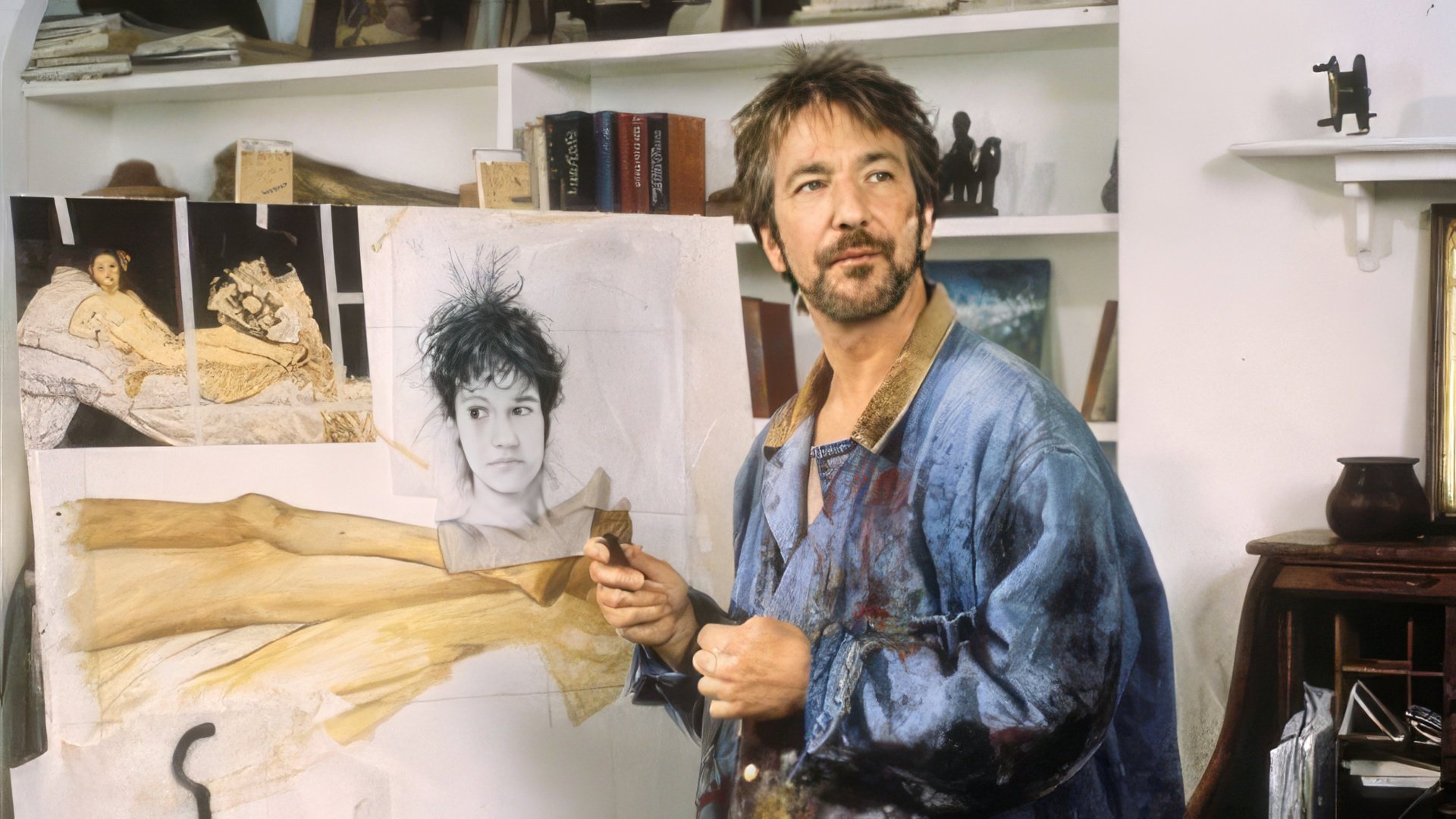 Alan Rickman en January Man