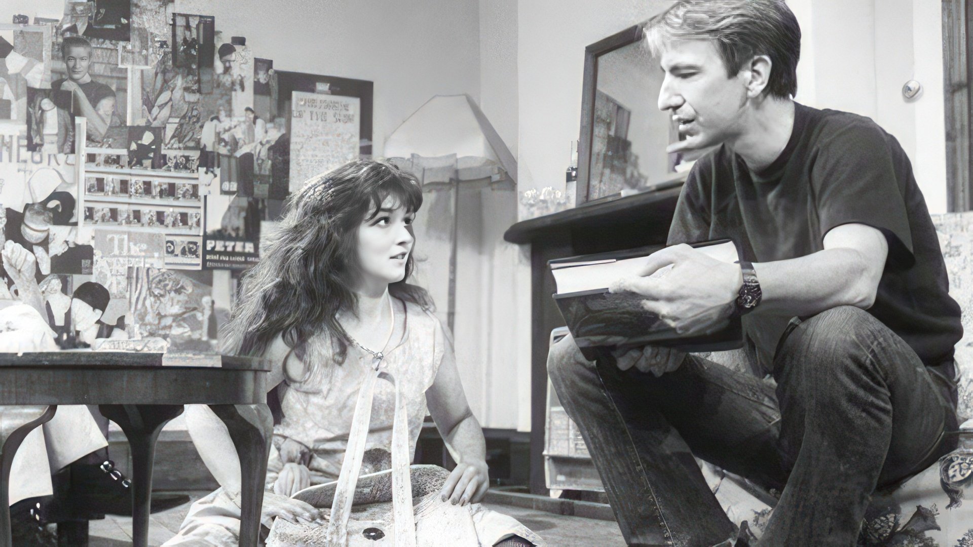 Rickman conoció a su futura y única esposa Rima en 1965